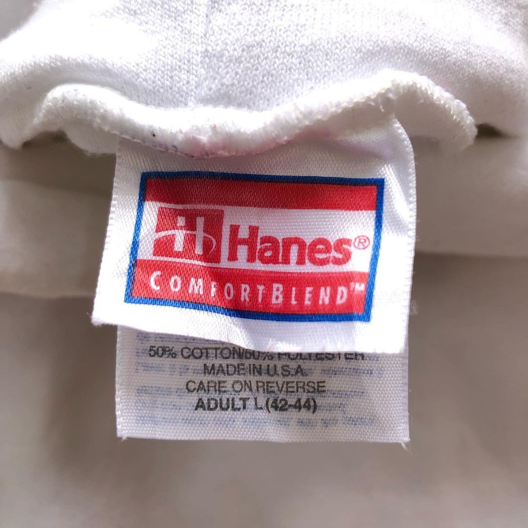 Hanes × Vintage 90's Hanes Hoodies Size US L / EU 52-54 / 3 - 3 Thumbnail