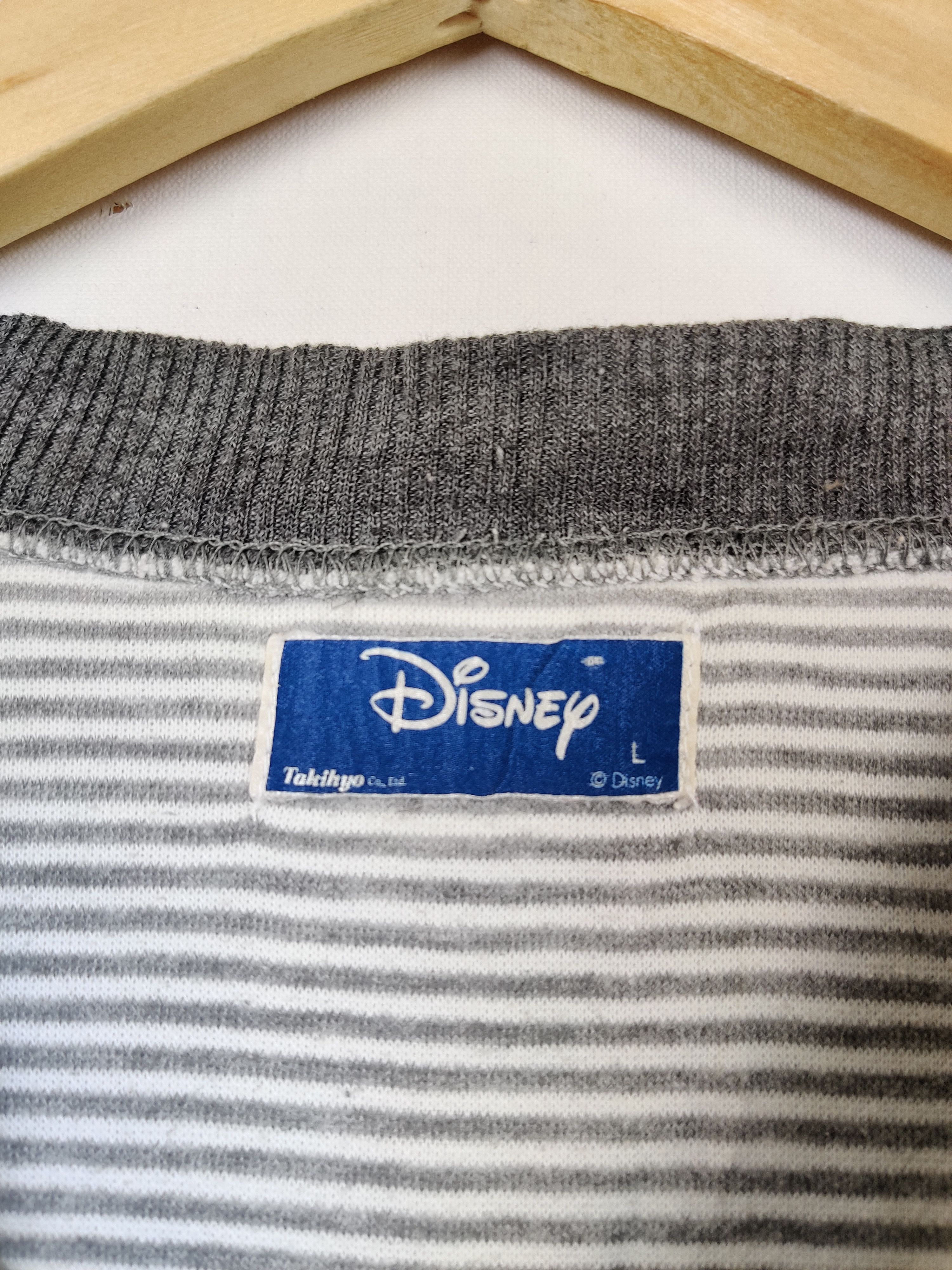Disney Vintage Disney Mickey Mouse Stripe Long Sleeve Tee Tshirt Size US L / EU 52-54 / 3 - 6 Thumbnail