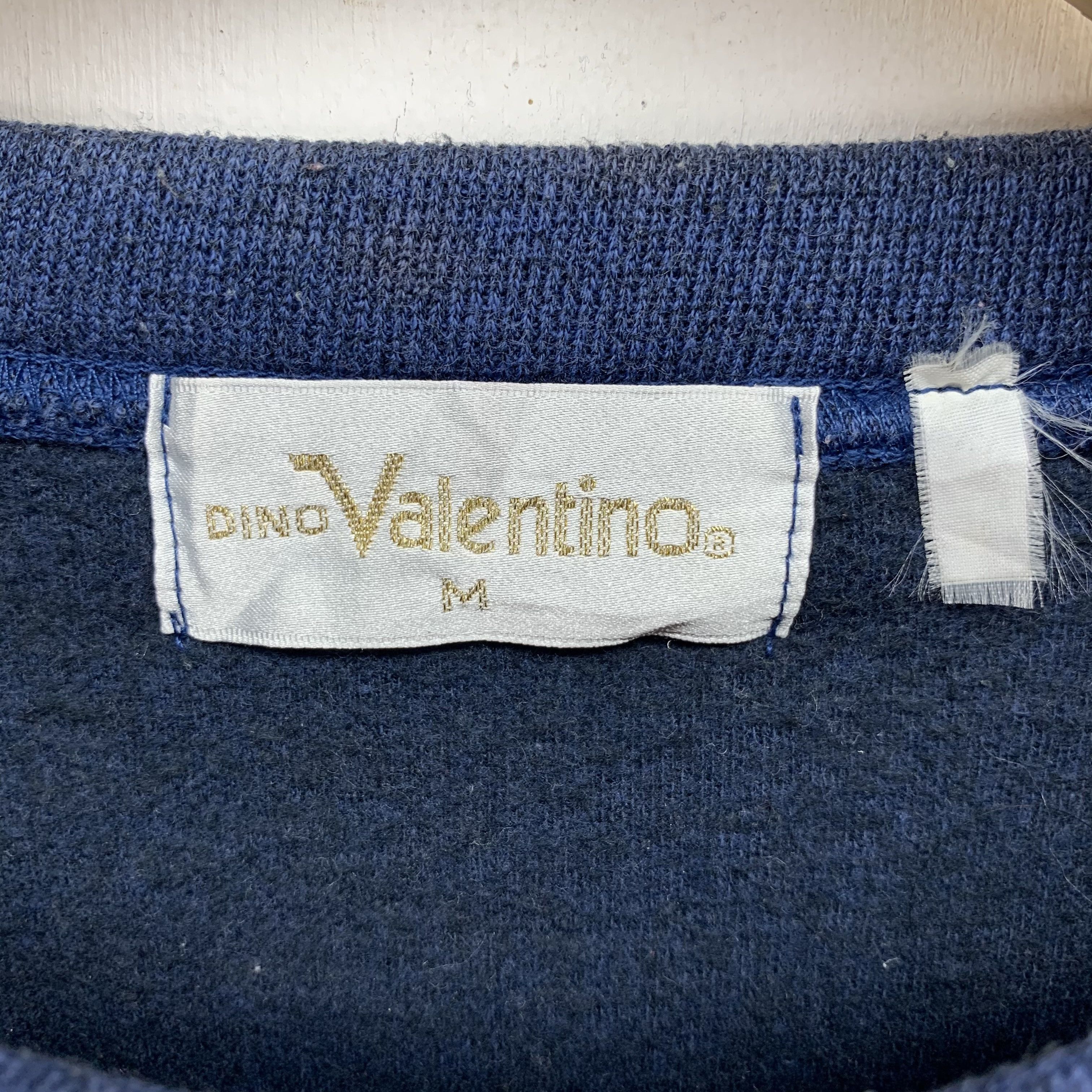 Vintage Dino Valentino Embroidery Big Logo Sweatshirt #3183-39 Size US M / EU 48-50 / 2 - 5 Thumbnail
