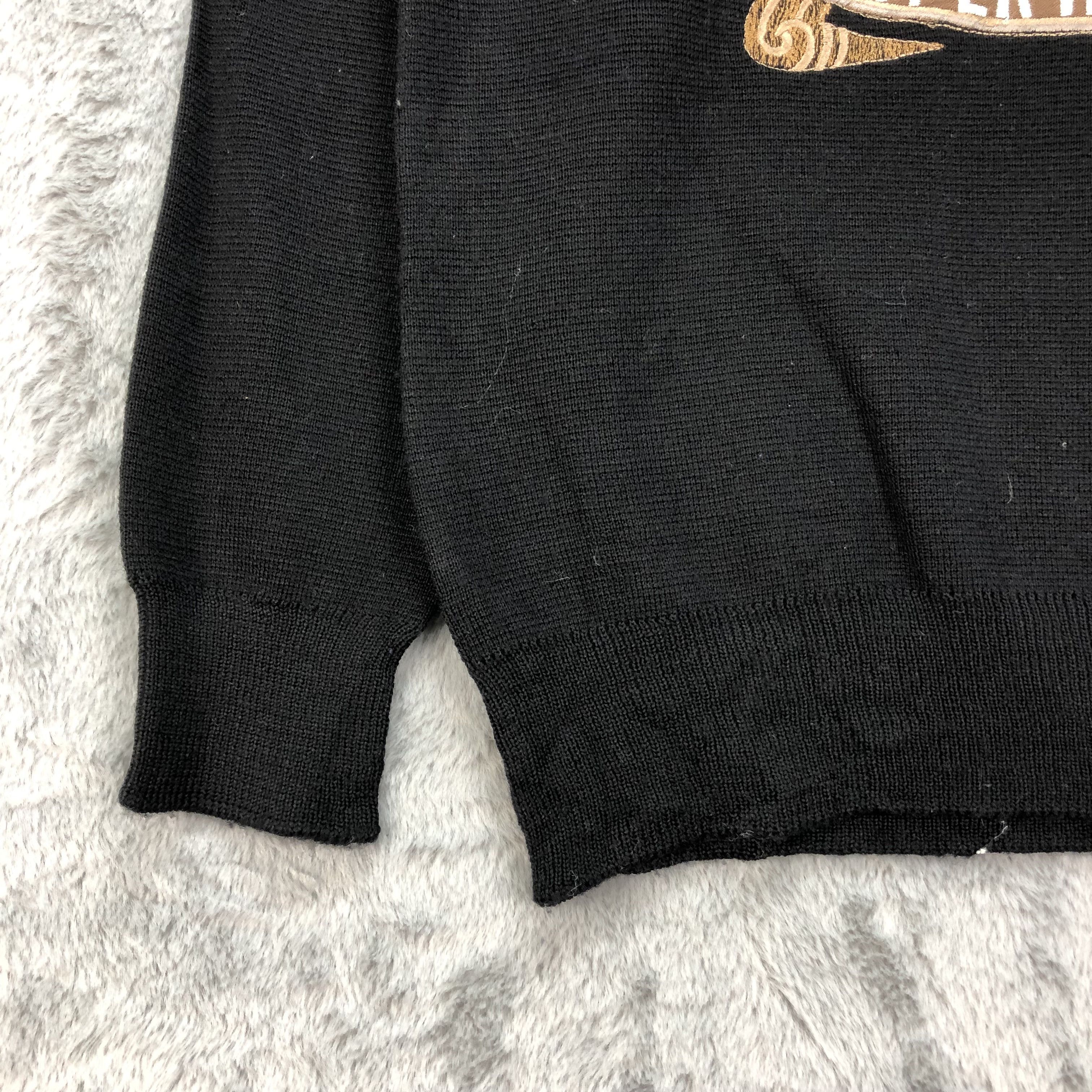 Other Super Horse Power Embroidery Knitwear Sweater #4460-154 Size US S / EU 44-46 / 1 - 6 Thumbnail