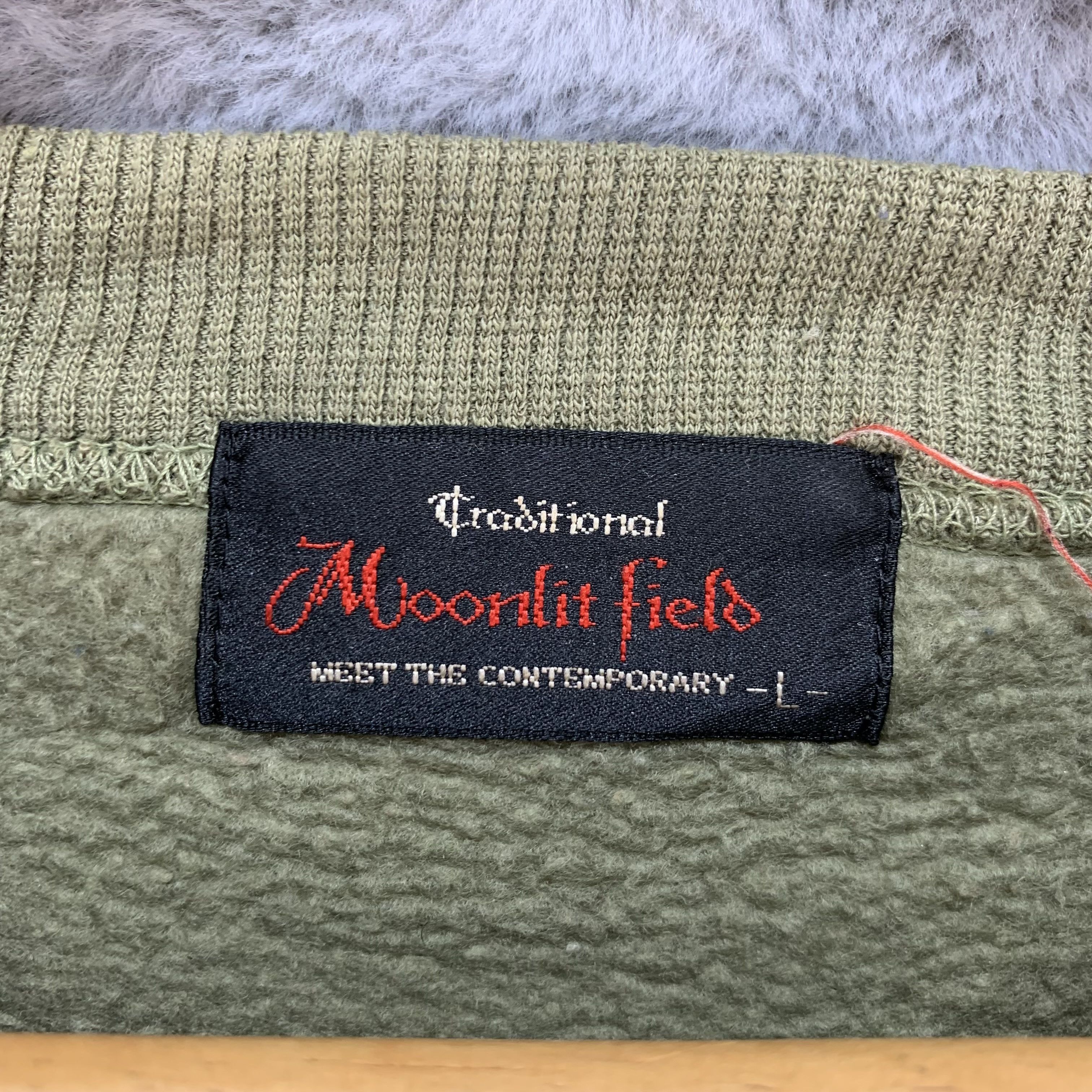 Japanese Brand Wild Country Bicycle Moonlit Field Sweatshirts #4238-147 Size US L / EU 52-54 / 3 - 5 Thumbnail