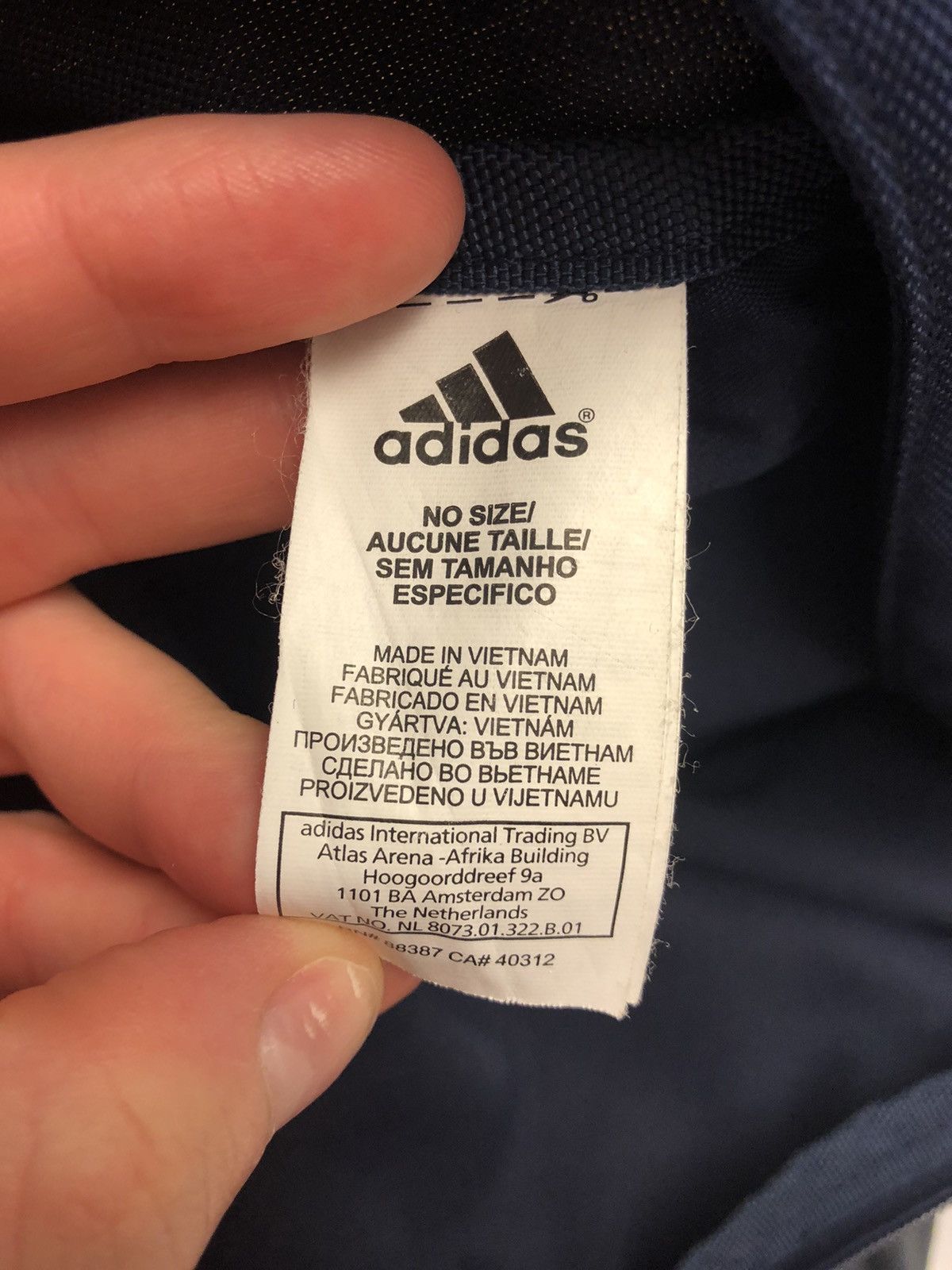 Vintage ADIDAS CLASSIC LIGHT SPORT VINTAGE BACKPACK BAG Size ONE SIZE - 8 Thumbnail