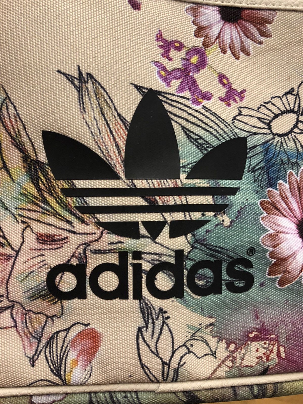 Vintage ADIDAS VINTAGE RARE FLOWER DESIGN OVER THE SHOULDER BAG Size ONE SIZE - 3 Thumbnail