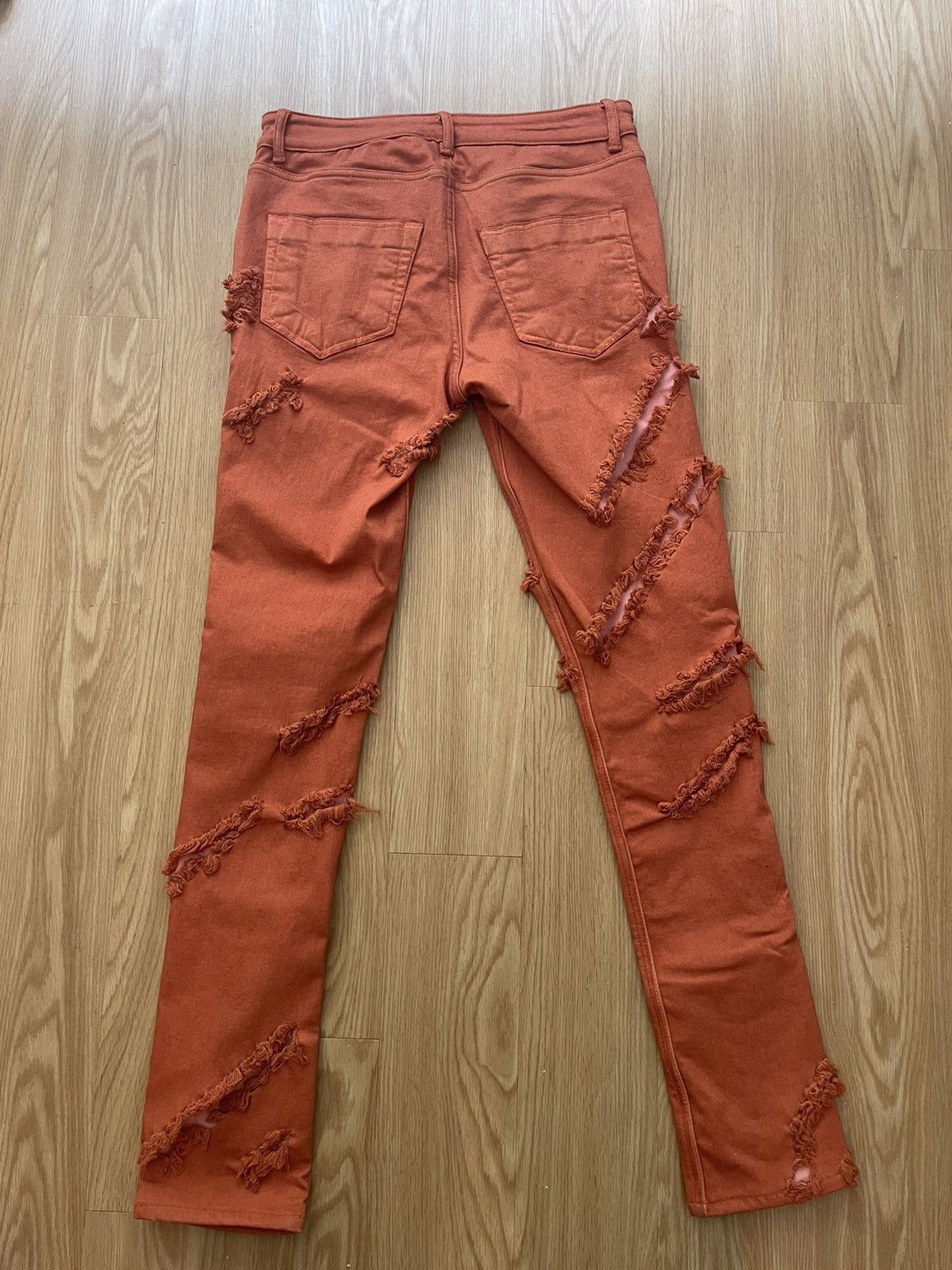 Rick Owens DRKSHDW Distressed Tyrone Denim Dirty Pine