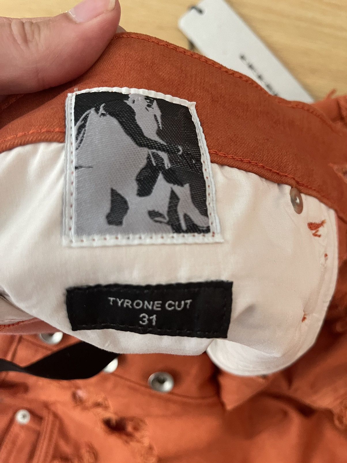 Rick Owens DRKSHDW Distressed Tyrone Denim Dirty Pine