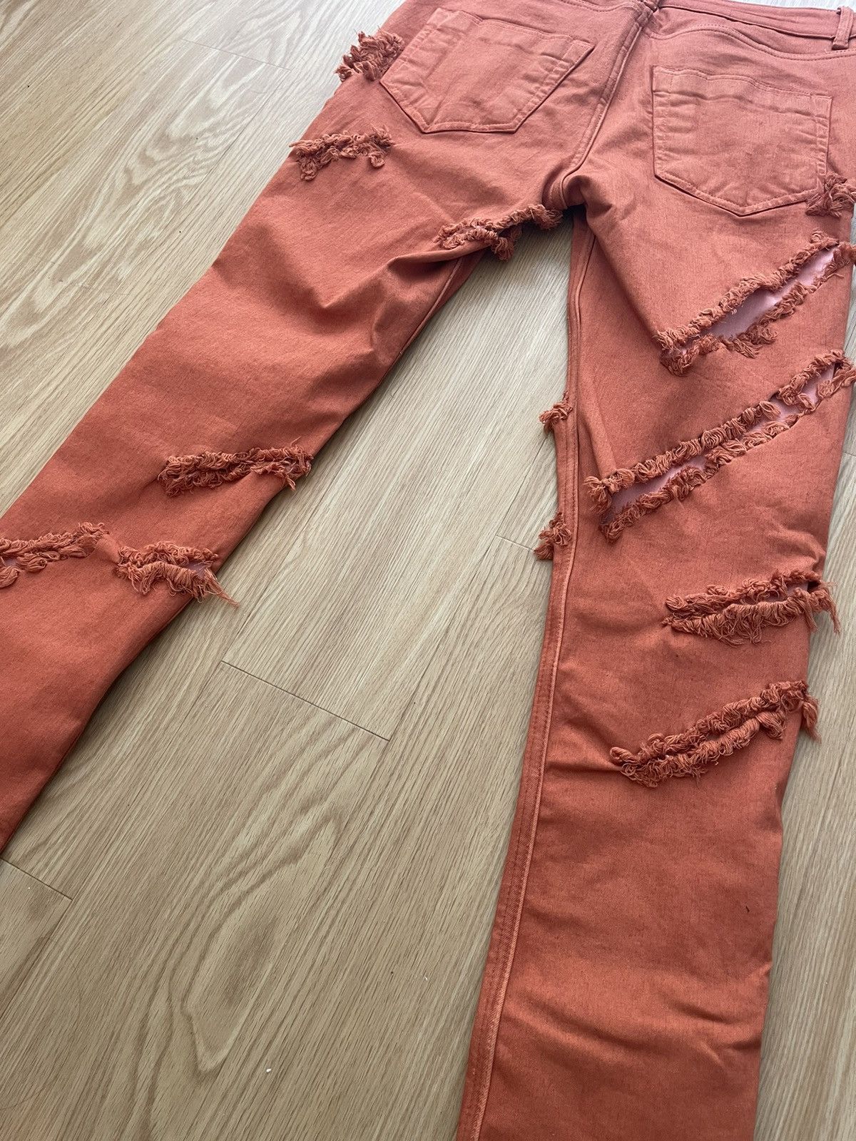 Rick Owens DRKSHDW Distressed Tyrone Denim Dirty Pine