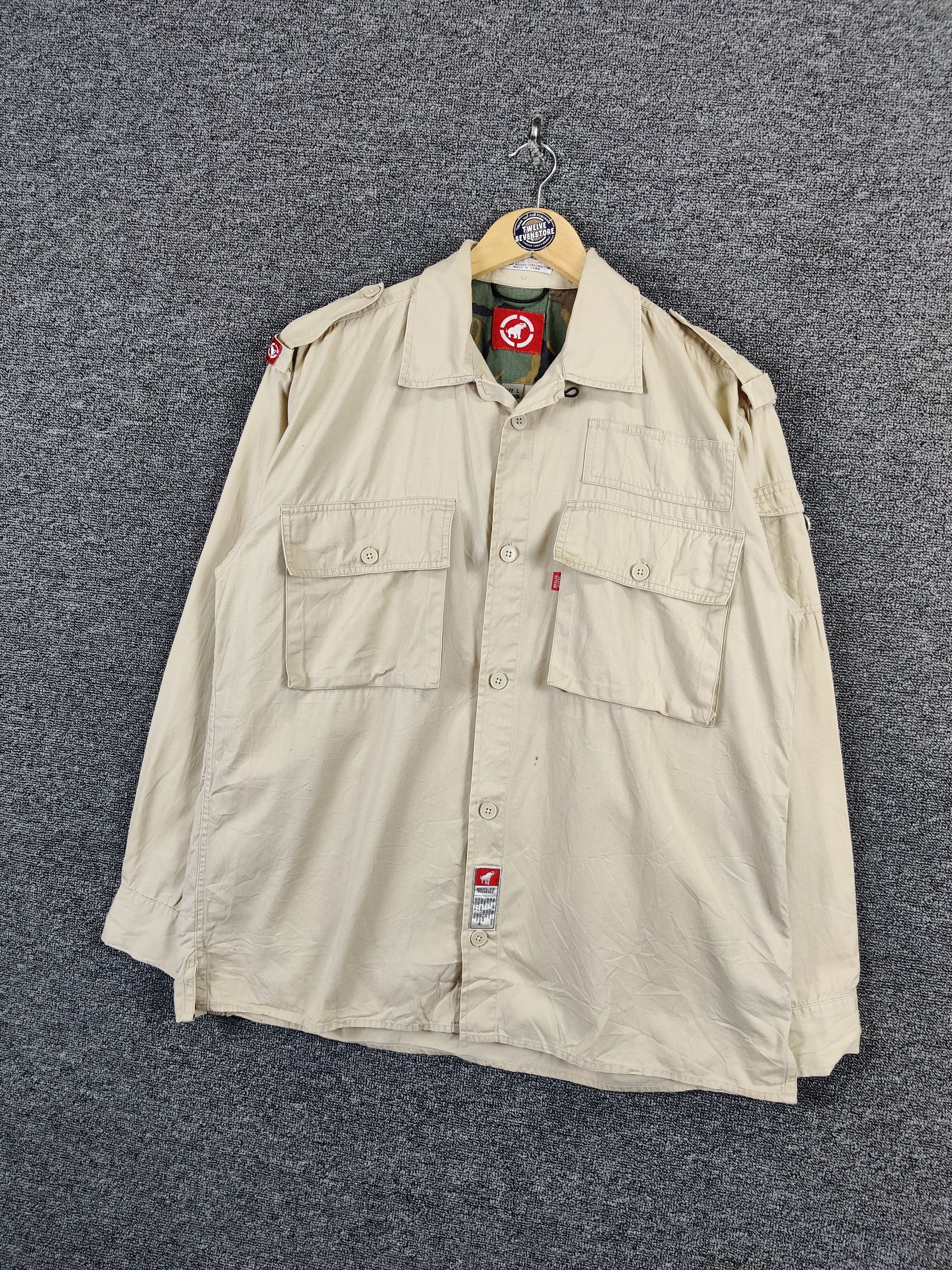 Japanese Brand Vintage Japanese Brand Beelse Where Workers Button Up Shirt Size US L / EU 52-54 / 3 - 2 Thumbnail