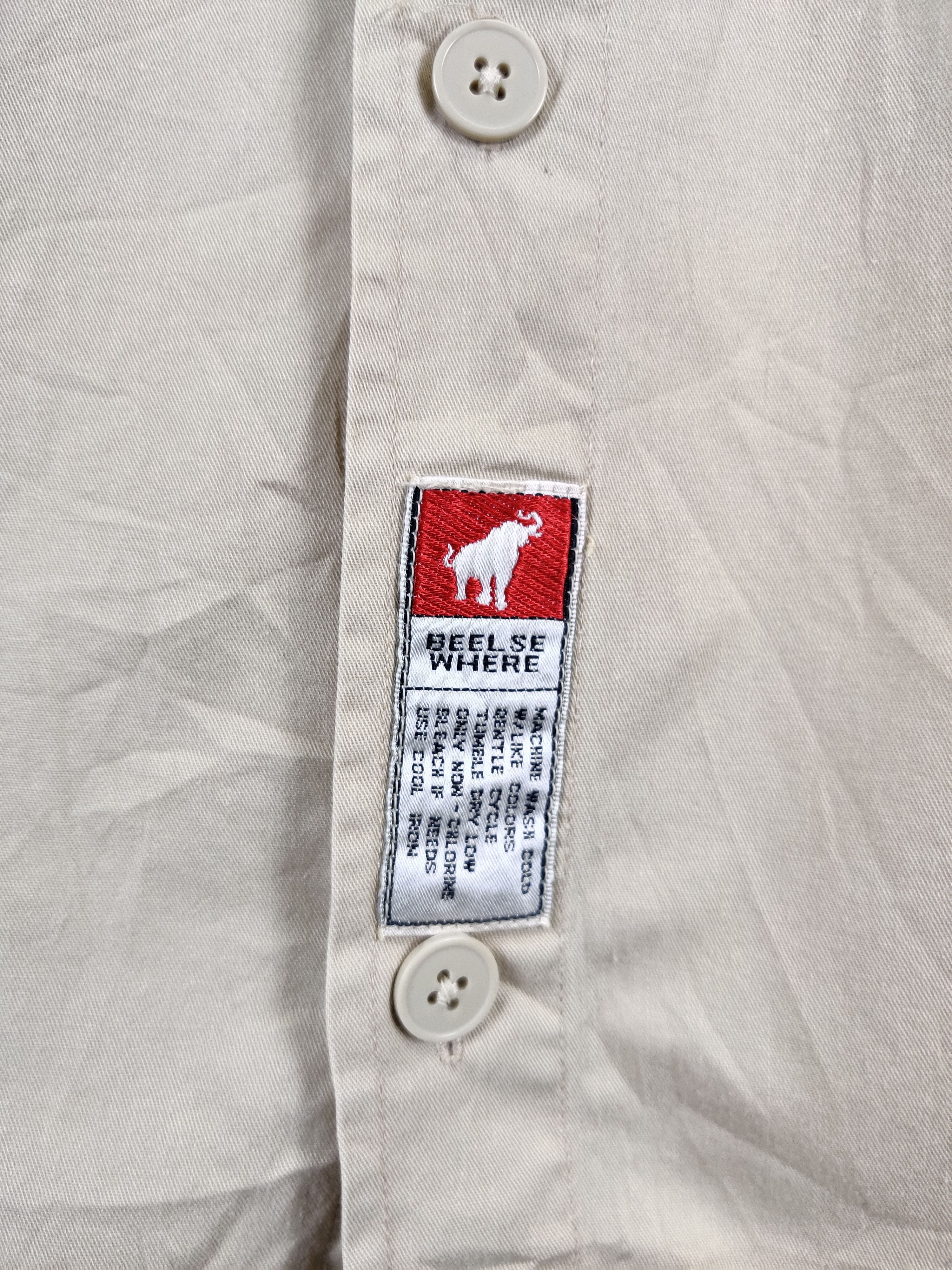 Japanese Brand Vintage Japanese Brand Beelse Where Workers Button Up Shirt Size US L / EU 52-54 / 3 - 7 Thumbnail