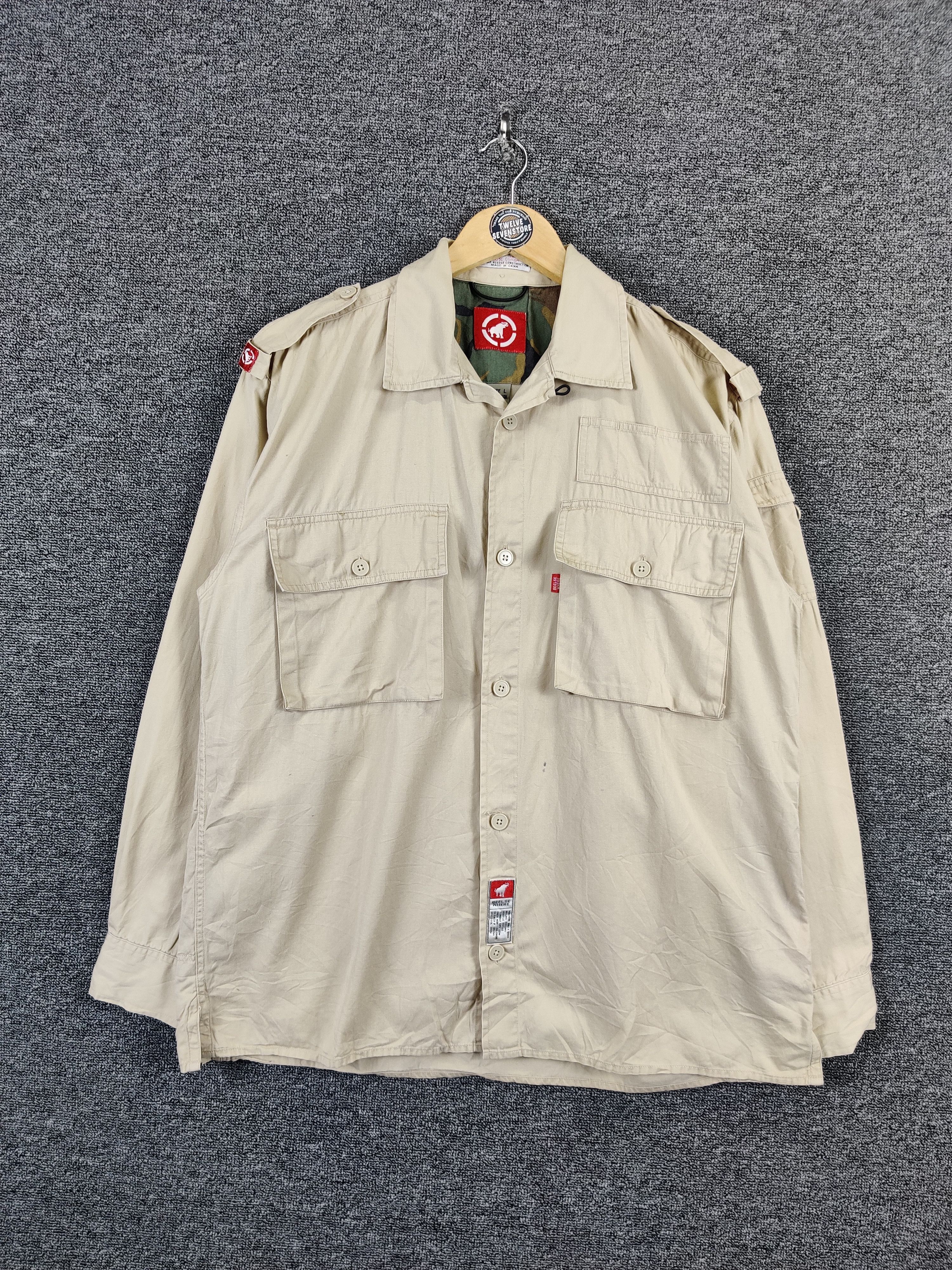 Japanese Brand Vintage Japanese Brand Beelse Where Workers Button Up Shirt Size US L / EU 52-54 / 3 - 1 Thumbnail