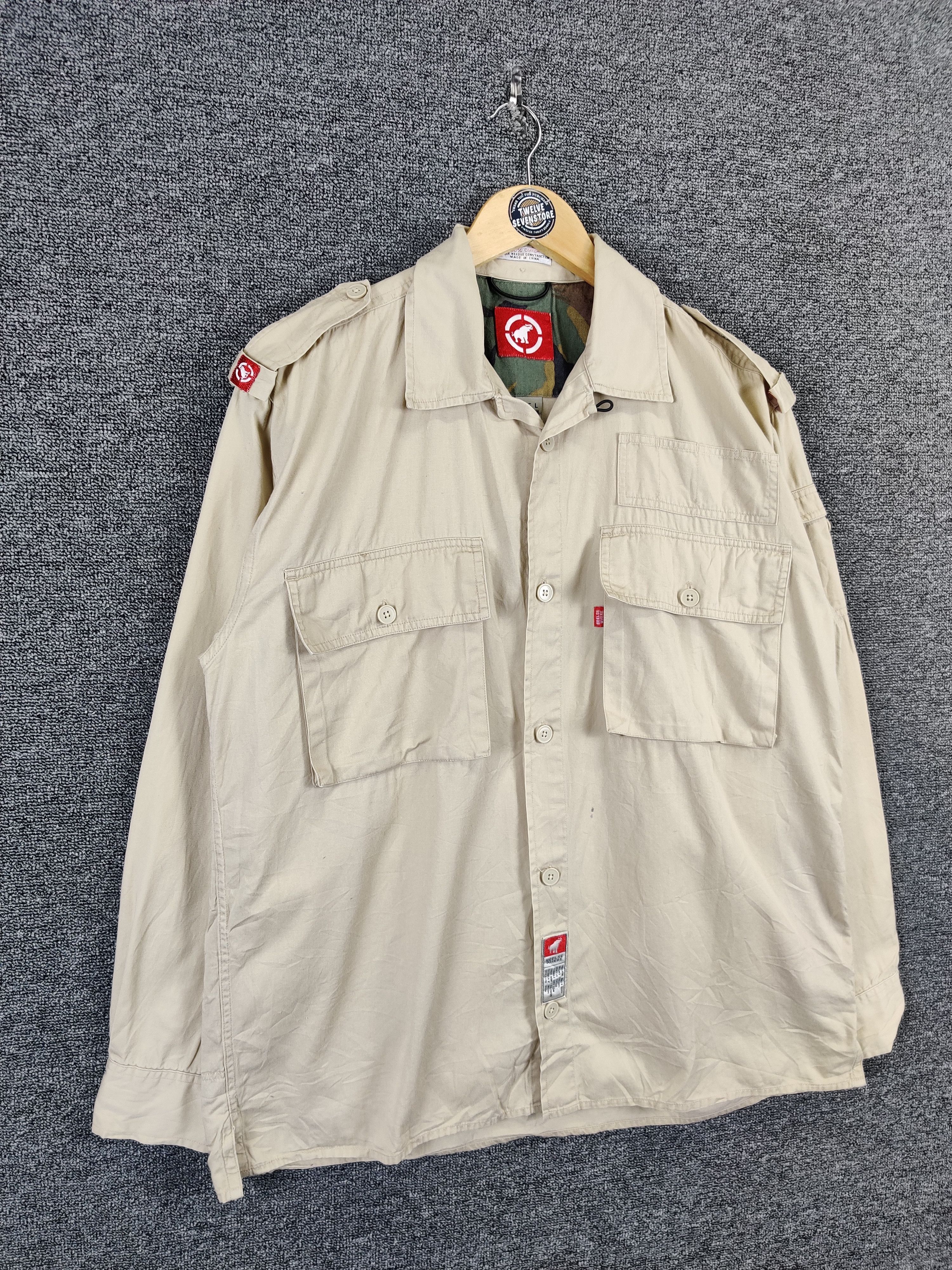 Japanese Brand Vintage Japanese Brand Beelse Where Workers Button Up Shirt Size US L / EU 52-54 / 3 - 6 Thumbnail