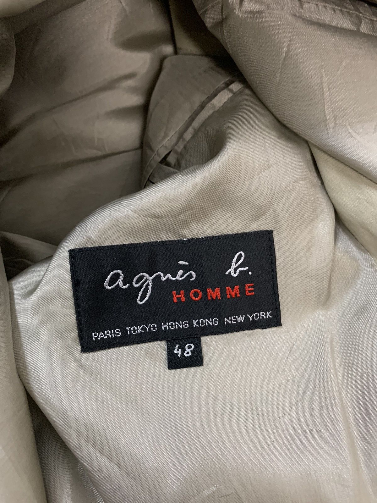 agnes b. Agnes B Homme Trench Coat Size US L / EU 52-54 / 3 - 6 Thumbnail