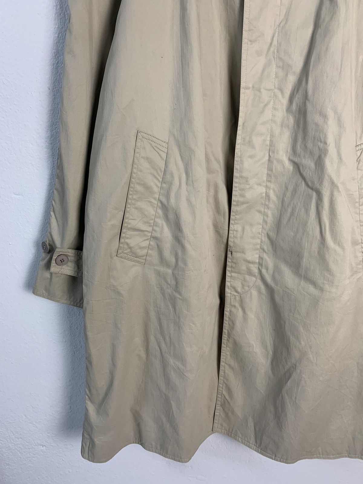 agnes b. Agnes B Homme Trench Coat Size US L / EU 52-54 / 3 - 3 Thumbnail