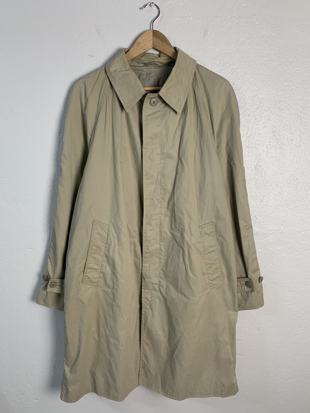 agnes b. Agnes B Homme Trench Coat Size US L / EU 52-54 / 3 - 1 Thumbnail