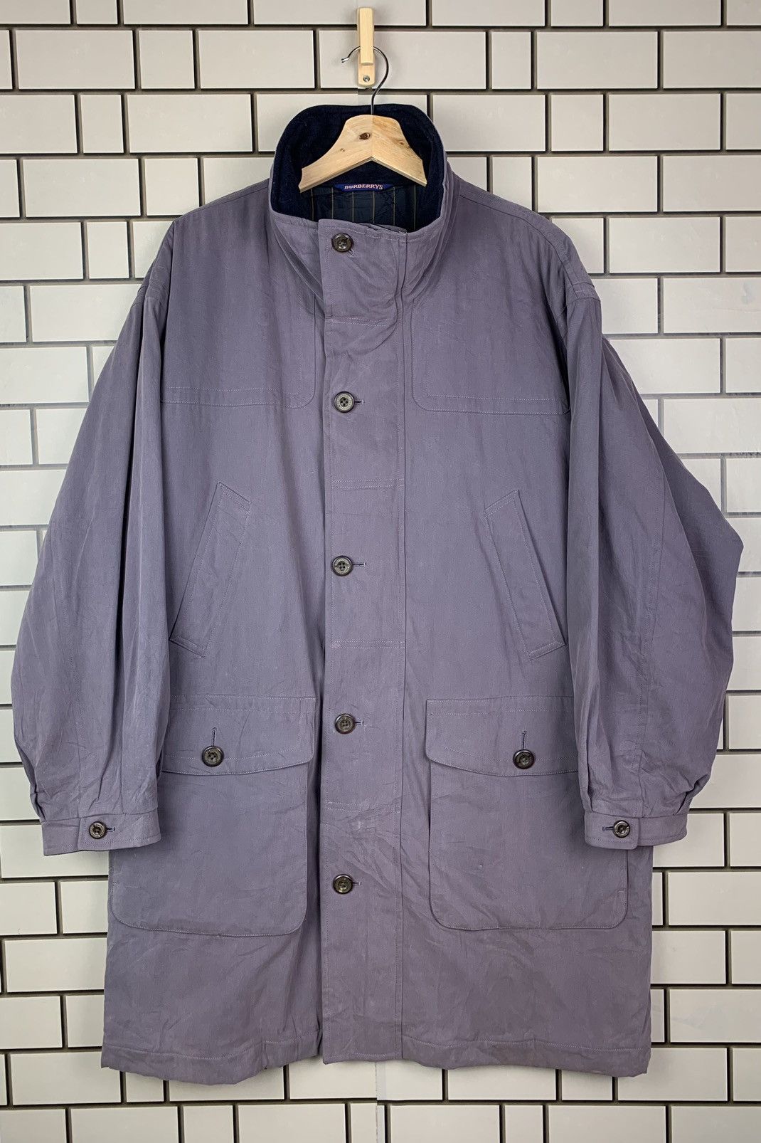 Burberry Vintage Burberrys Trench Coat Jacket Size US L / EU 52-54 / 3 - 2 Thumbnail