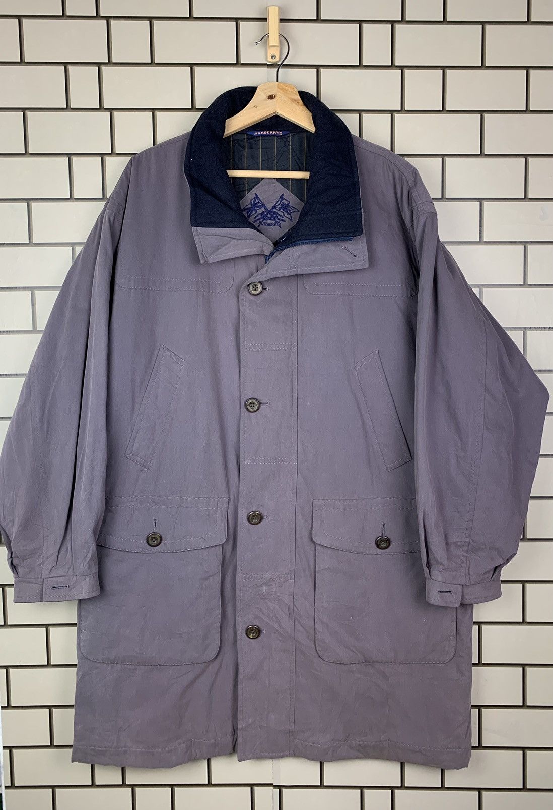 Burberry Vintage Burberrys Trench Coat Jacket Size US L / EU 52-54 / 3 - 1 Thumbnail
