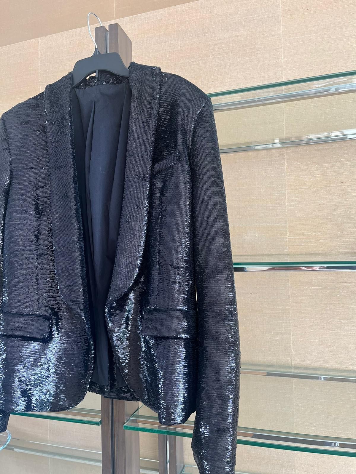 Balmain Sequin Blazer in Black Size US L / EU 52-54 / 3 - 7 Thumbnail