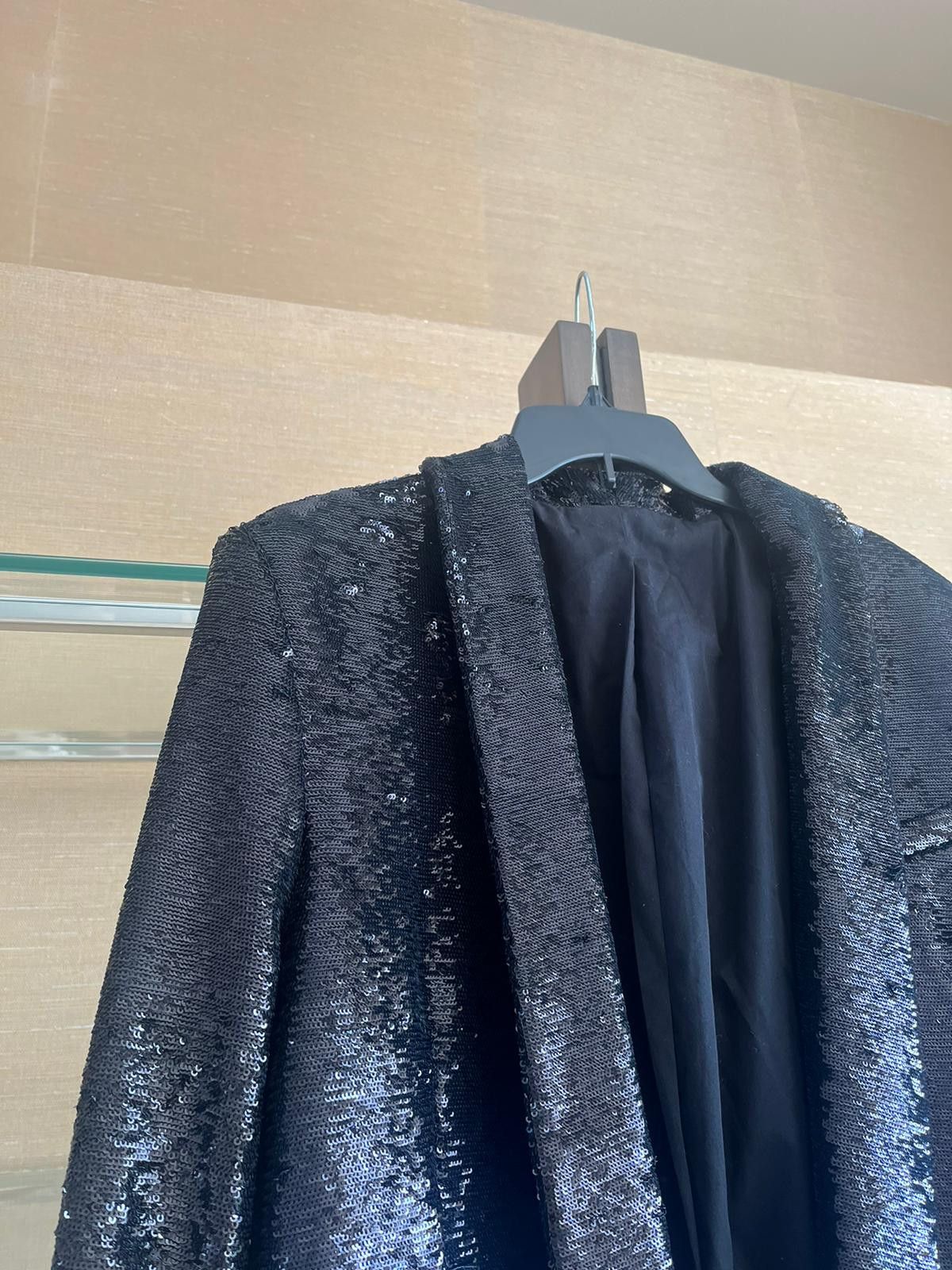 Balmain Sequin Blazer in Black Size US L / EU 52-54 / 3 - 6 Thumbnail