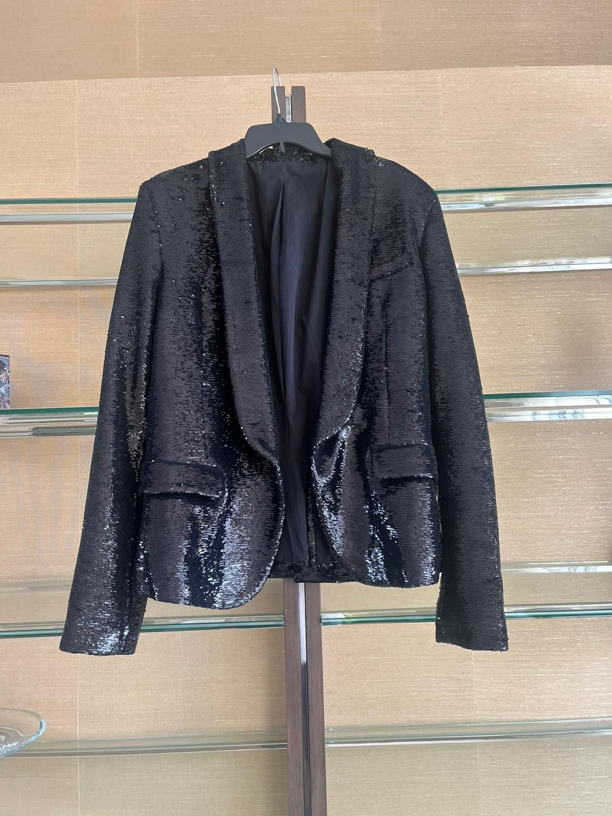 Balmain Sequin Blazer in Black Size US L / EU 52-54 / 3 - 3 Thumbnail