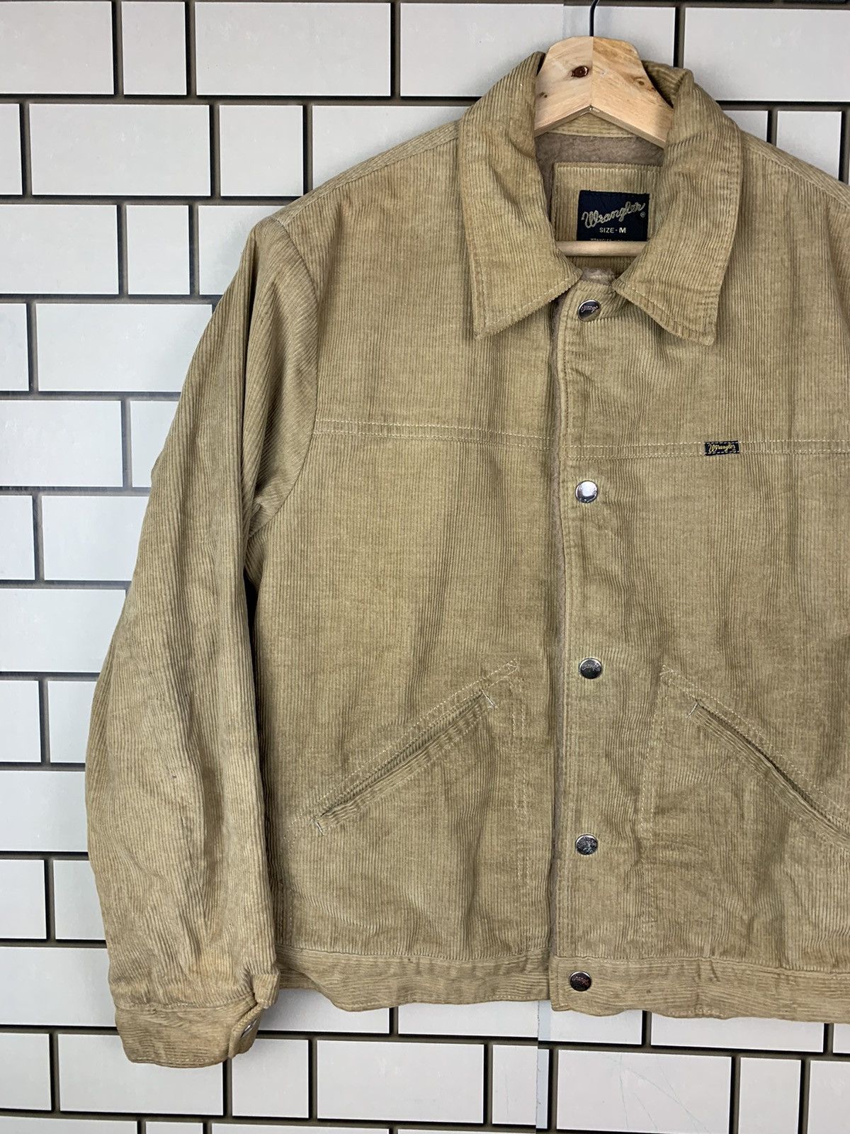 Vintage Vintage Trucker Wrangler Sherpa Jacket Size US M / EU 48-50 / 2 - 7 Thumbnail
