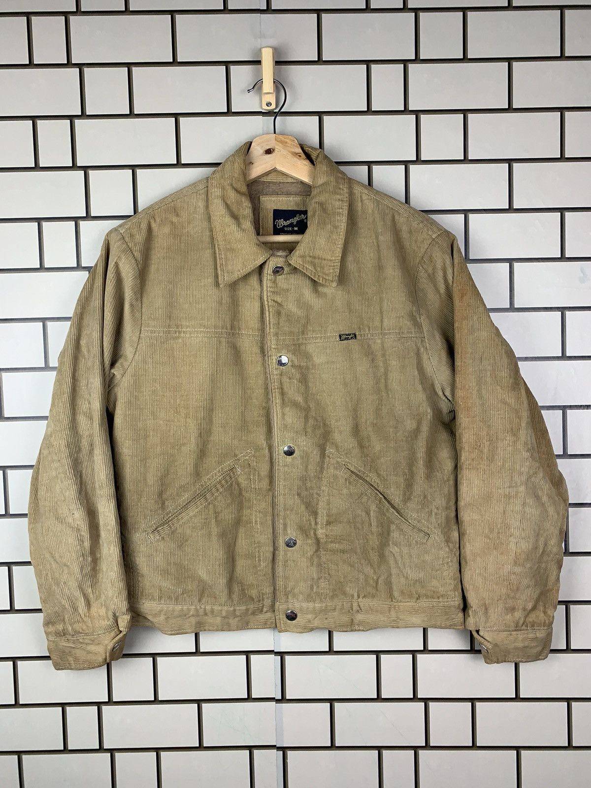 Vintage Vintage Trucker Wrangler Sherpa Jacket Size US M / EU 48-50 / 2 - 1 Thumbnail