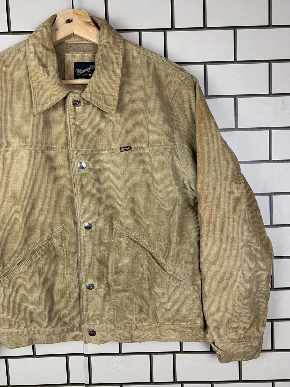 Vintage Vintage Trucker Wrangler Sherpa Jacket Size US M / EU 48-50 / 2 - 8 Thumbnail
