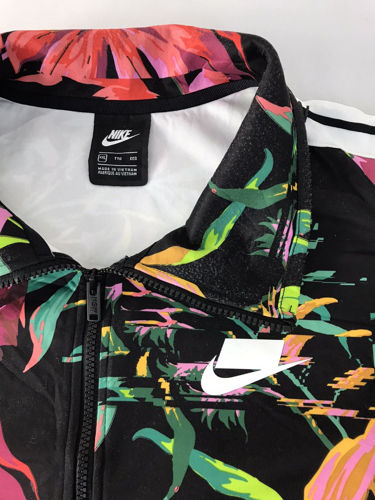 Nike NSW Nike Athletic Windbreakers Jacket Zip Up Floral Design Size US XXL / EU 58 / 5 - 4 Thumbnail
