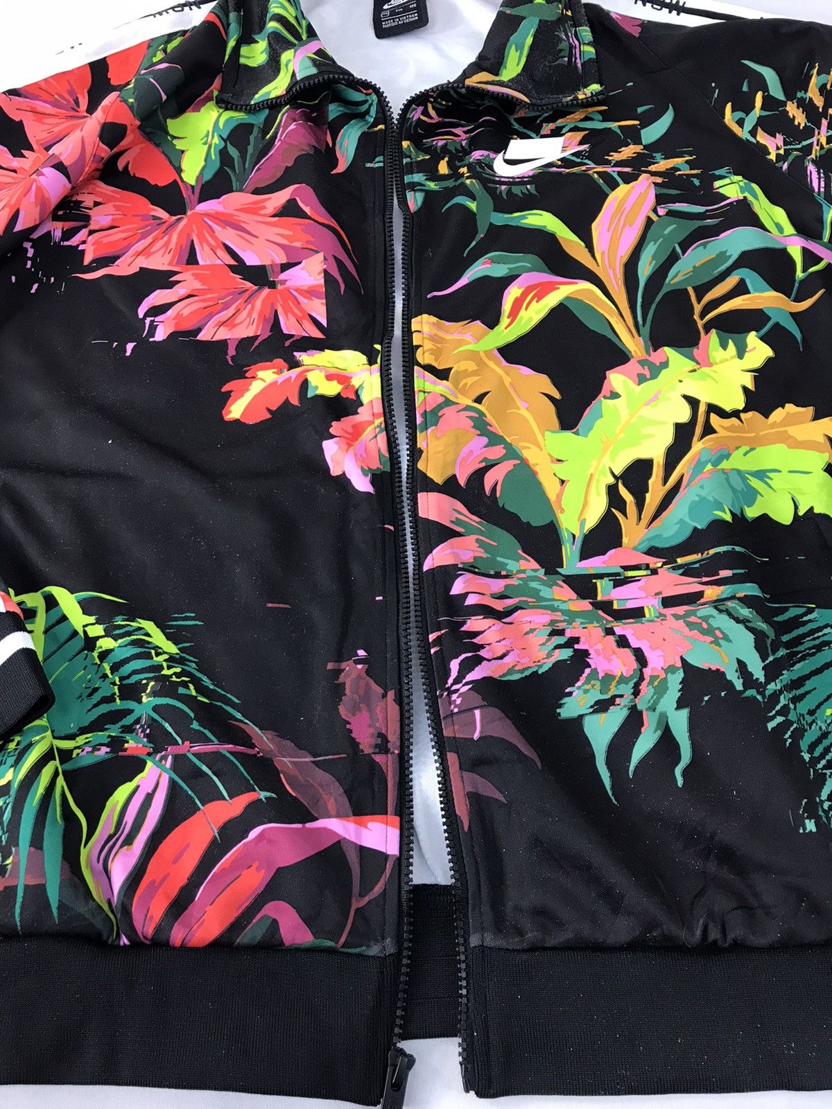 Nike NSW Nike Athletic Windbreakers Jacket Zip Up Floral Design Size US XXL / EU 58 / 5 - 6 Thumbnail