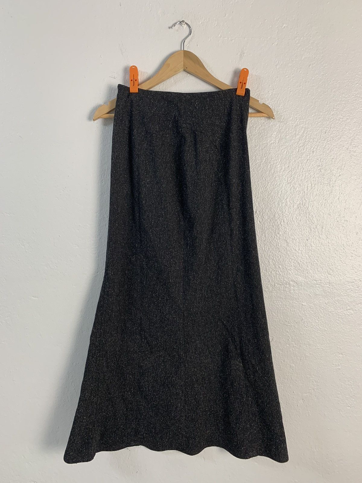 image of Romeo Gigli Skirt in Dark Gray, Women's (Size 26)