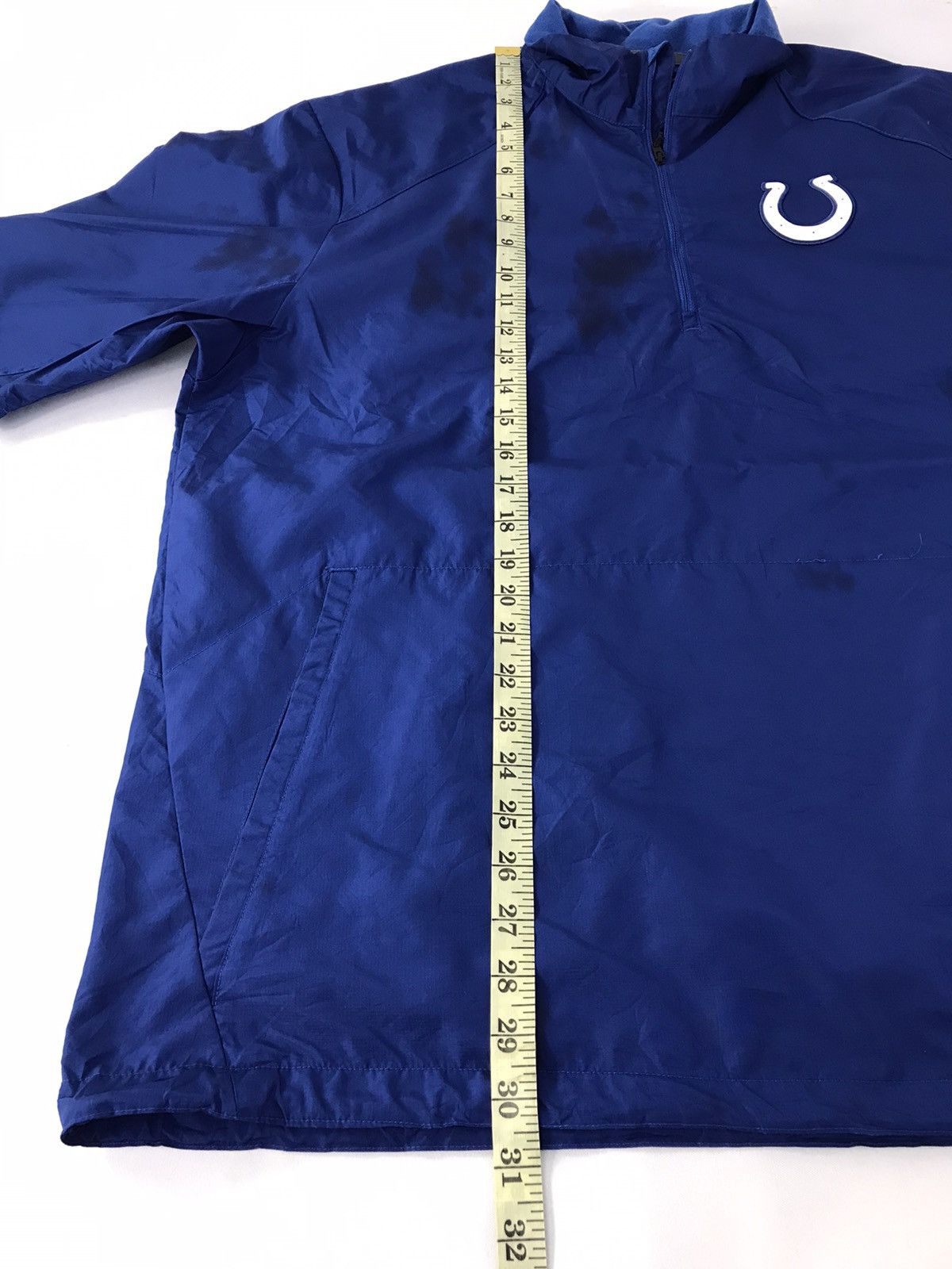 NFL Nike NFL Colt Indiana Football Windbreakers Half Zip R002j Size US XL / EU 56 / 4 - 11 Thumbnail