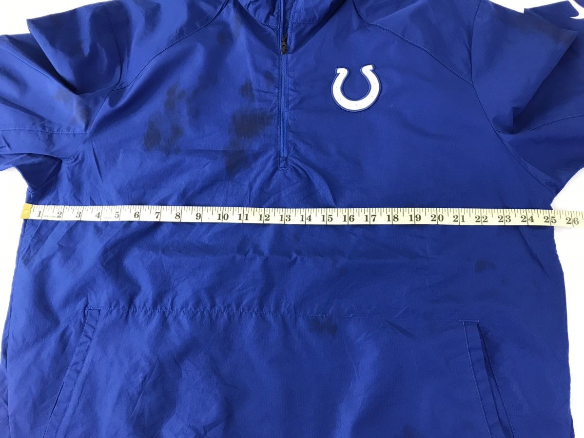 NFL Nike NFL Colt Indiana Football Windbreakers Half Zip R002j Size US XL / EU 56 / 4 - 10 Thumbnail