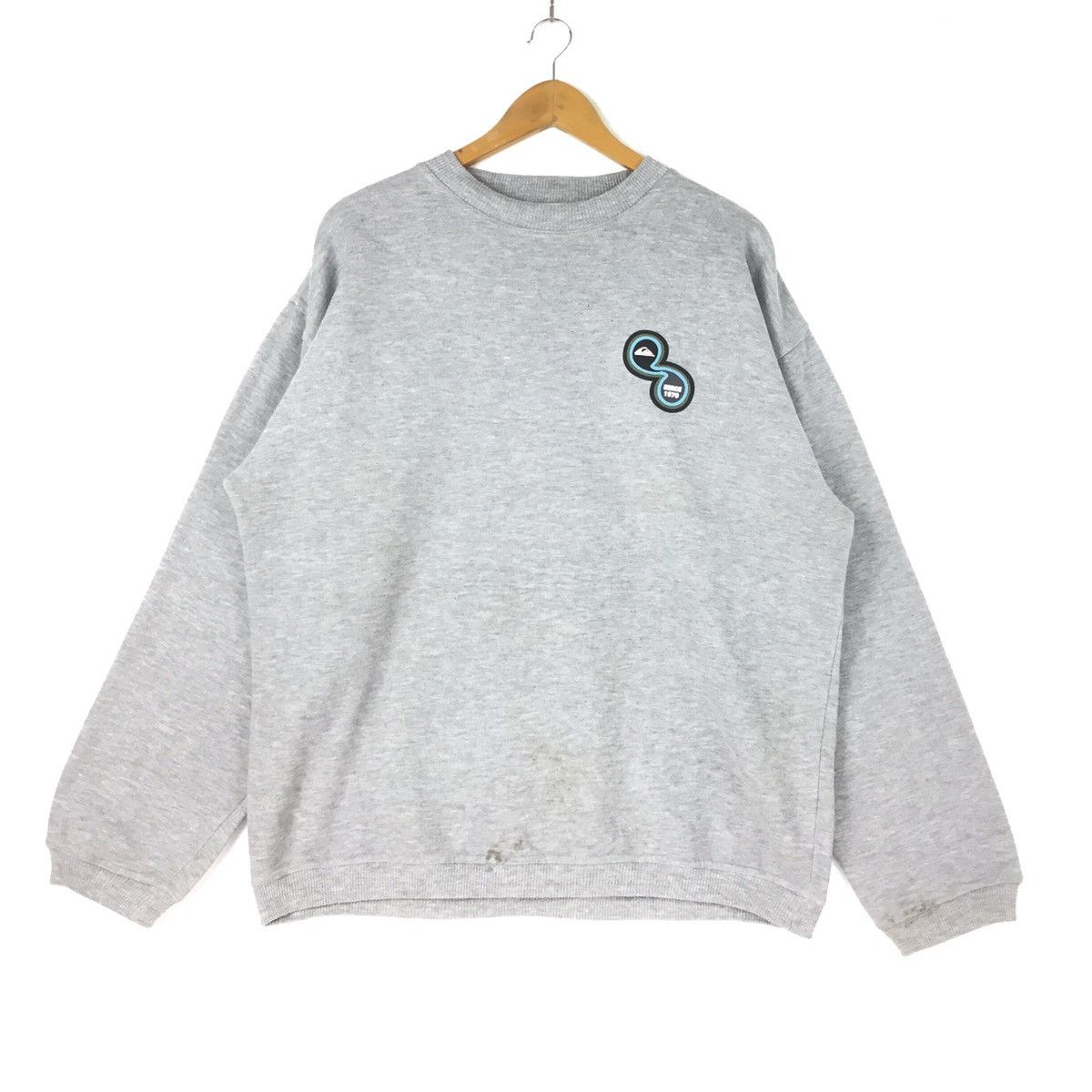 Quicksilver Vintage 90s Quiksilver Big Logo Spell Out Sweatshirt | XL Size US XL / EU 56 / 4 - 9 Thumbnail
