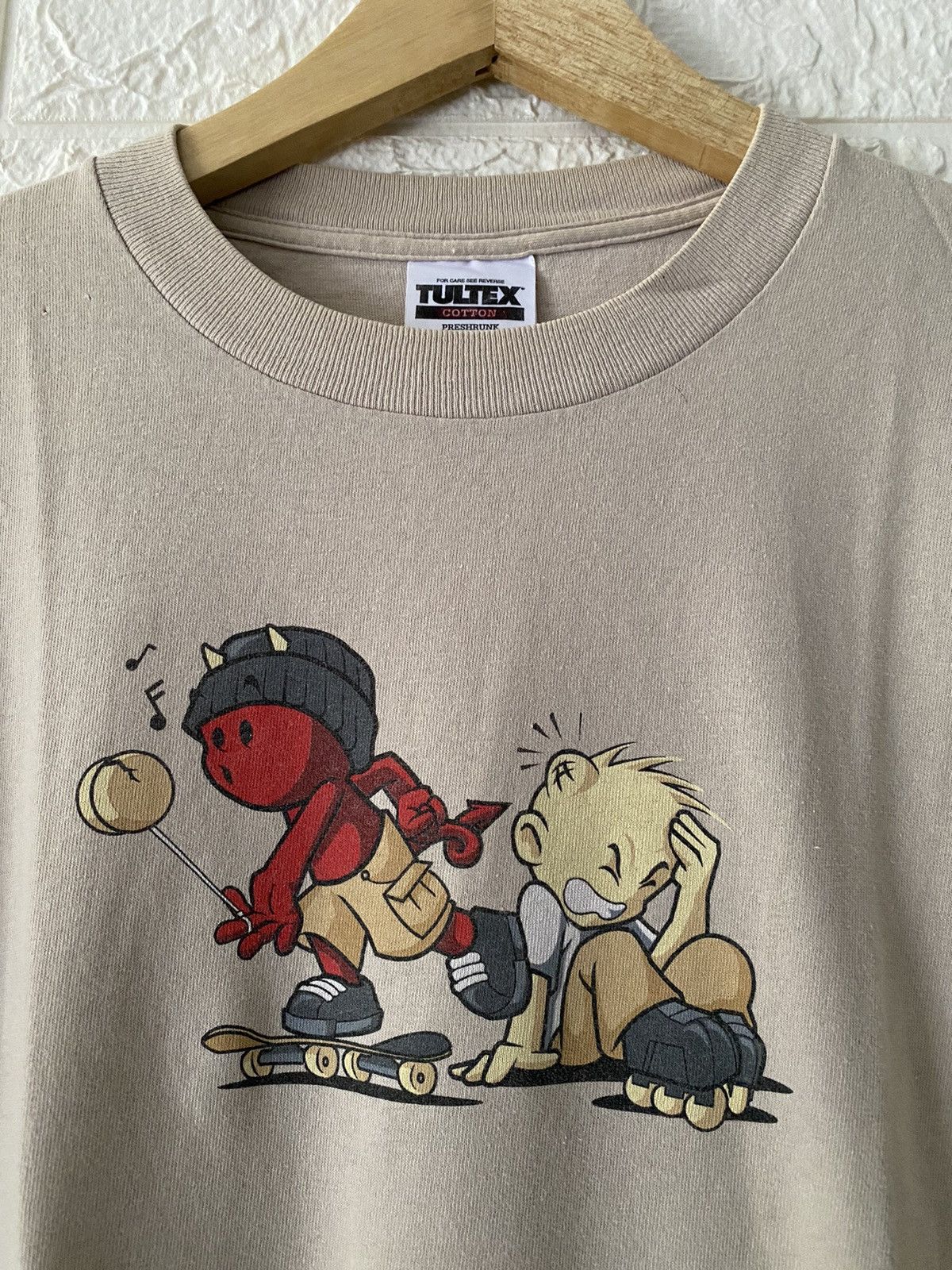 Vintage vintage devil skateboard world industries tshirt Size US M / EU 48-50 / 2 - 1 Thumbnail