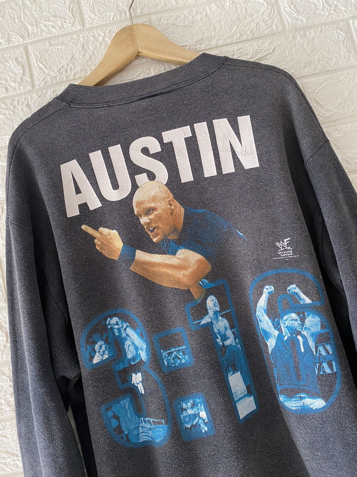Delta × Vintage × WWF vintage 1998 stone cold steve austin 3:16 crewneck Size US L / EU 52-54 / 3 - 2 Thumbnail