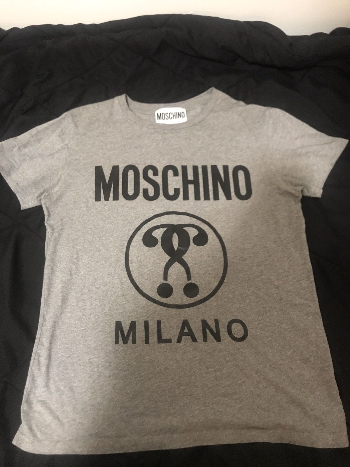 Moschino Moschino Couture! Milano T-Shirt in Gray Size US M / EU 48-50 / 2 - 1 Thumbnail