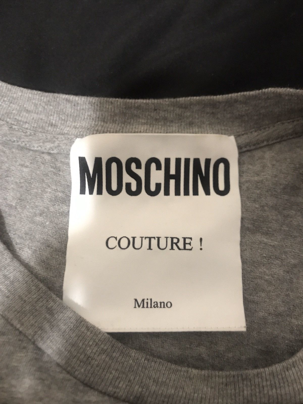 Moschino Moschino Couture! Milano T-Shirt in Gray Size US M / EU 48-50 / 2 - 3 Thumbnail