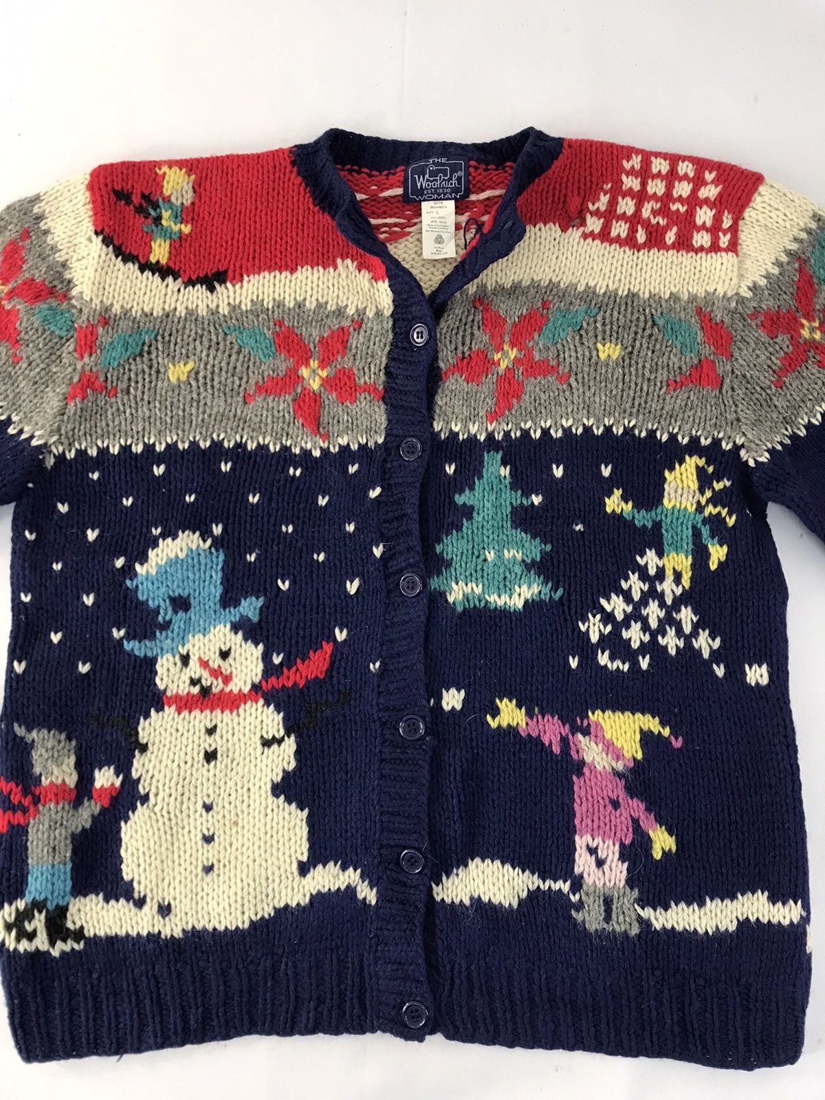 Woolrich Woolen Mills The Woolrich Woolen Mills Knitwear Winter Snow Art Size US M / EU 48-50 / 2 - 3 Thumbnail