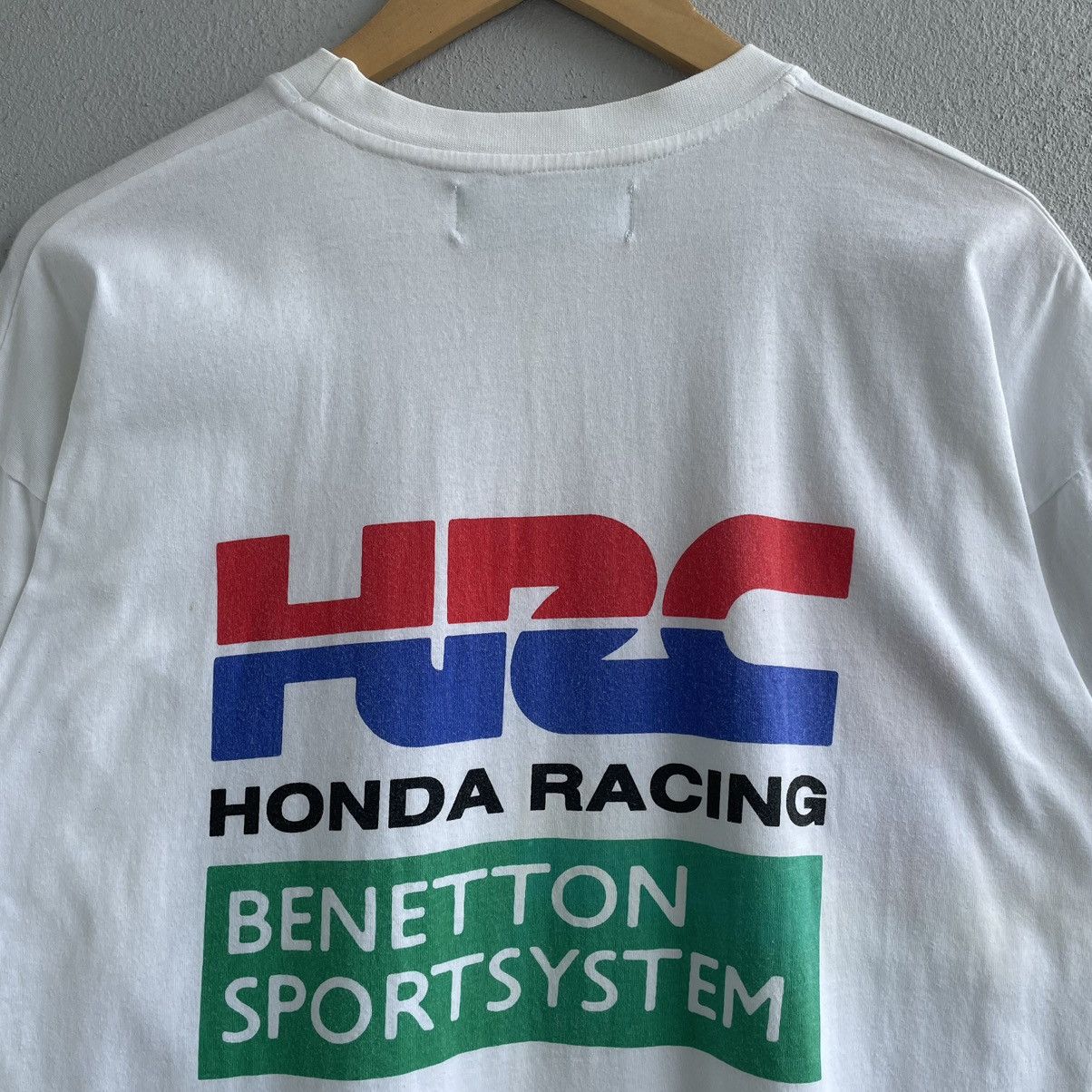 Honda Vintage HRC Benetton Sport System Tee Shirt Size US L / EU 52-54 / 3 - 5 Thumbnail