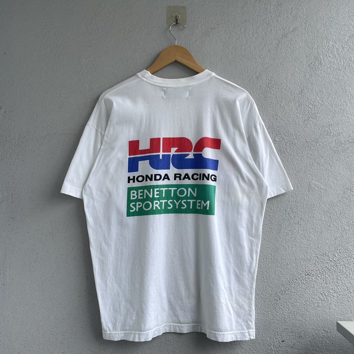 Honda Vintage HRC Benetton Sport System Tee Shirt Size US L / EU 52-54 / 3 - 1 Thumbnail