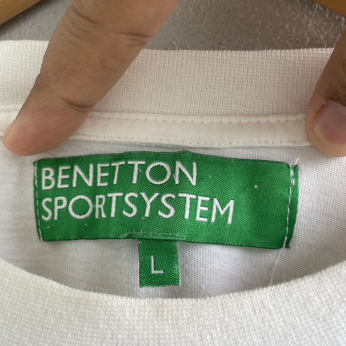 Honda Vintage HRC Benetton Sport System Tee Shirt Size US L / EU 52-54 / 3 - 3 Thumbnail