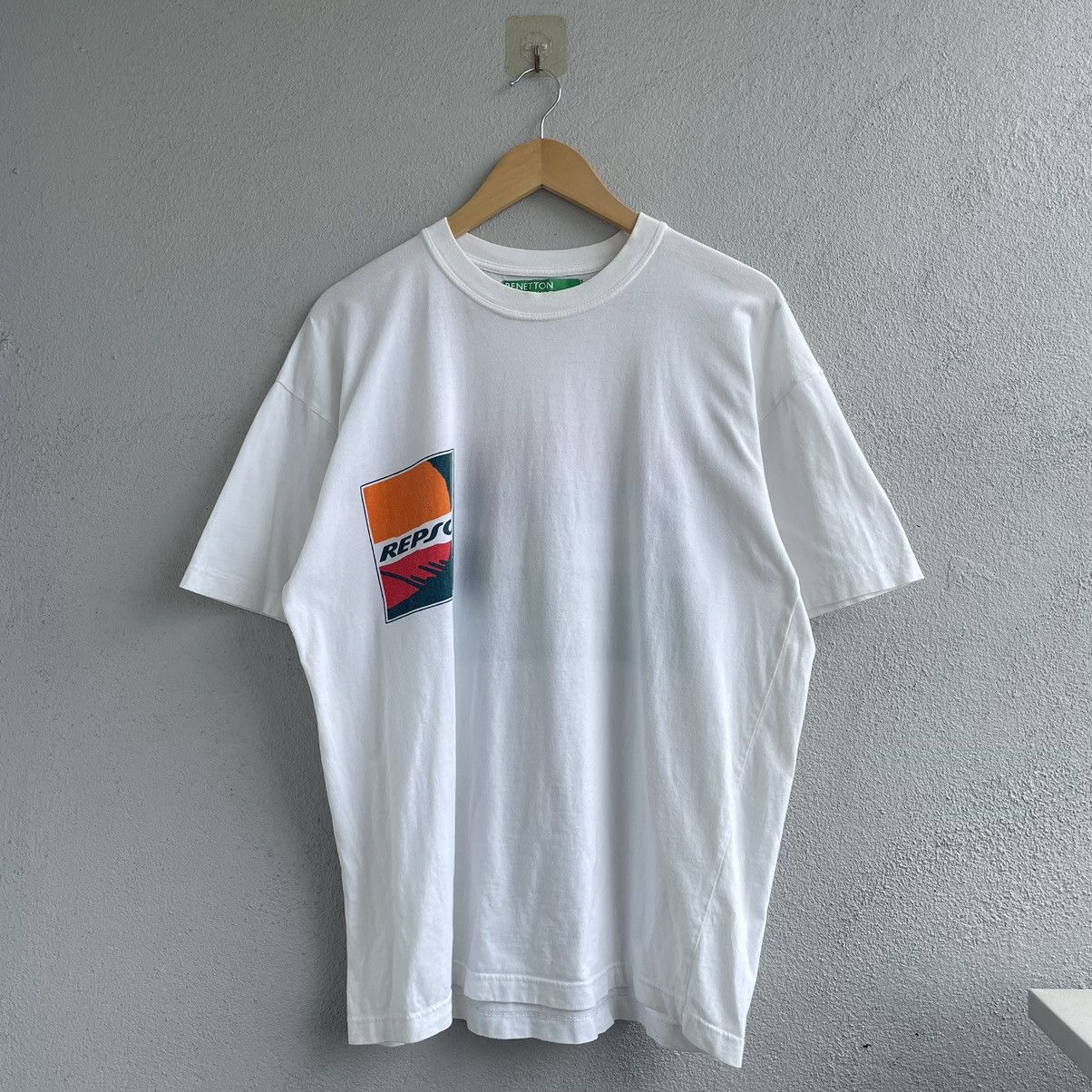 Honda Vintage HRC Benetton Sport System Tee Shirt Size US L / EU 52-54 / 3 - 2 Thumbnail