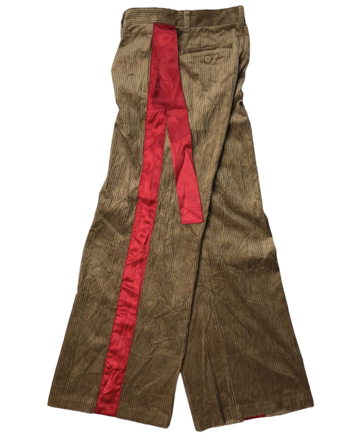 GU Undercover X Gu side tape wide leg corduroy pants Size US 29 - 3 Thumbnail