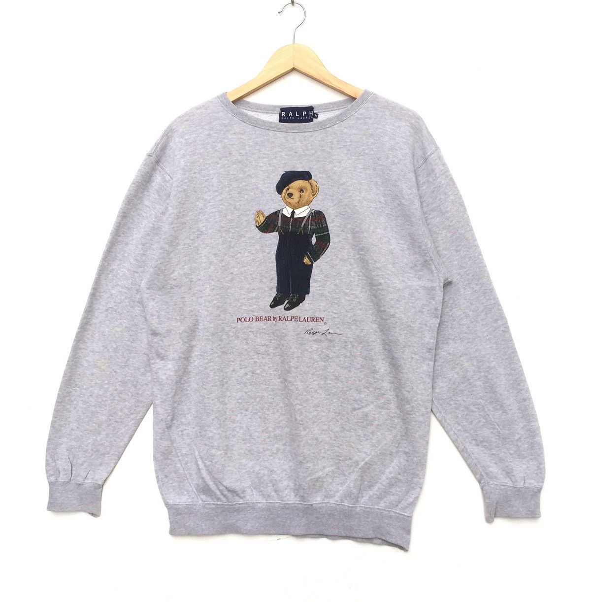Polo Ralph Lauren Vintage Polo Bear by Ralph Lauren Sweatshirt | M | Swag Hype Size US M / EU 48-50 / 2 - 1 Thumbnail