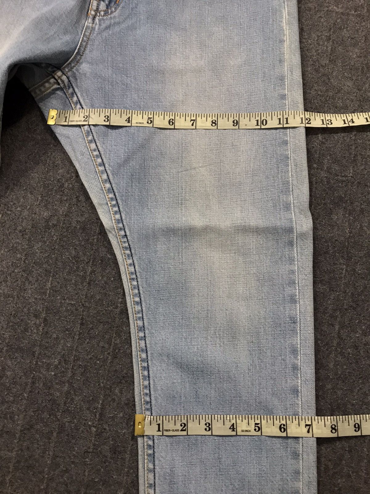 Vintage × Xlarge Vintage Xlarge Selvedge Faded Colour Jeans Design Size US 32 / EU 48 - 22 Thumbnail