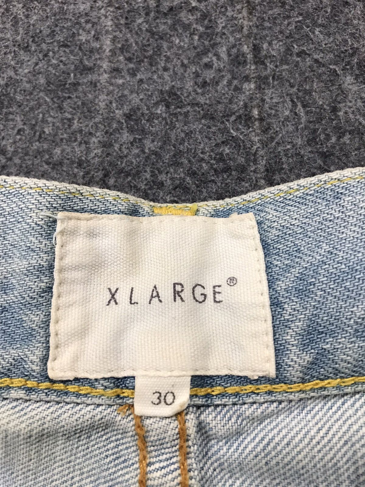 Vintage × Xlarge Vintage Xlarge Selvedge Faded Colour Jeans Design Size US 32 / EU 48 - 17 Thumbnail