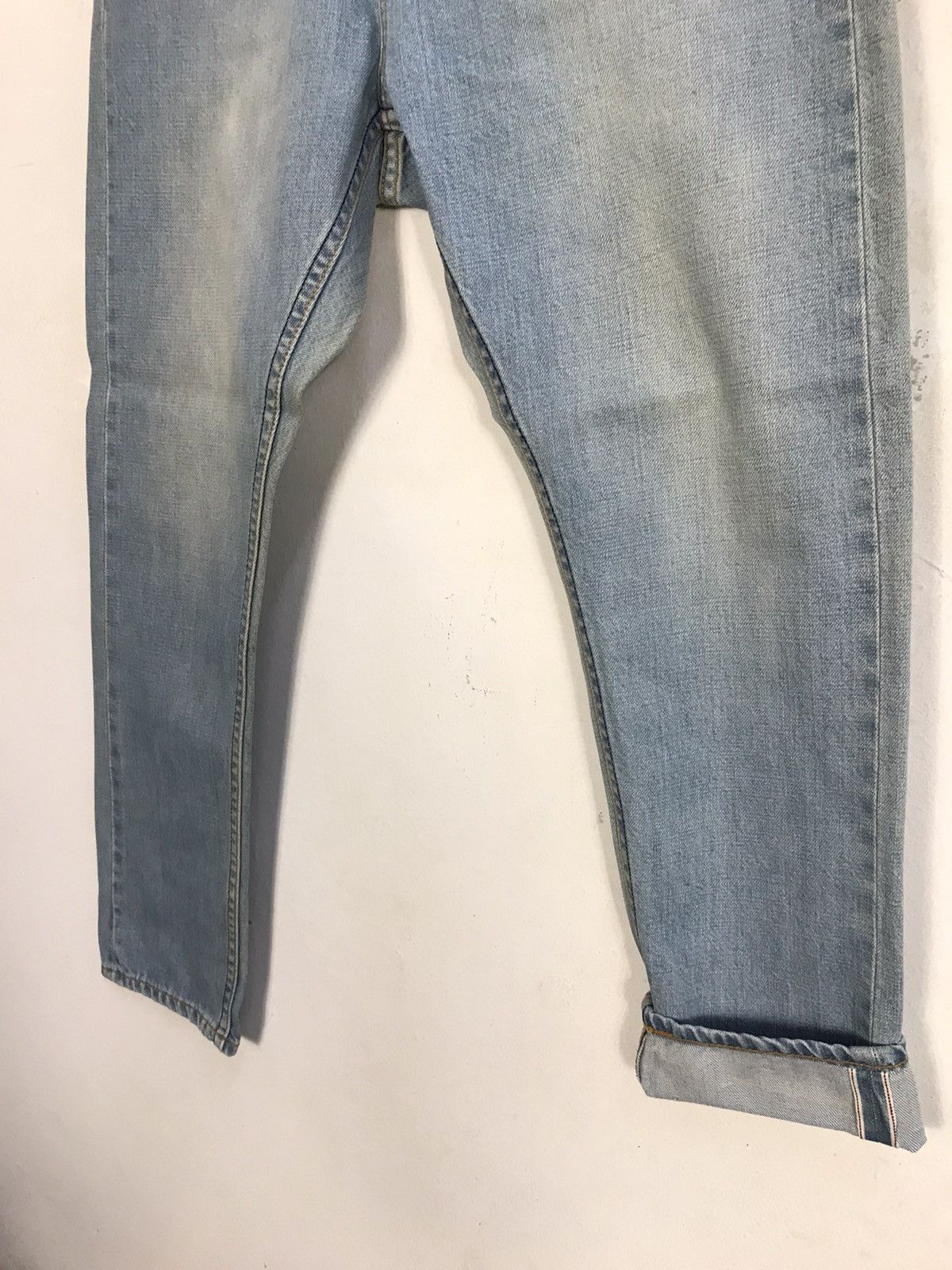 Vintage × Xlarge Vintage Xlarge Selvedge Faded Colour Jeans Design Size US 32 / EU 48 - 5 Thumbnail
