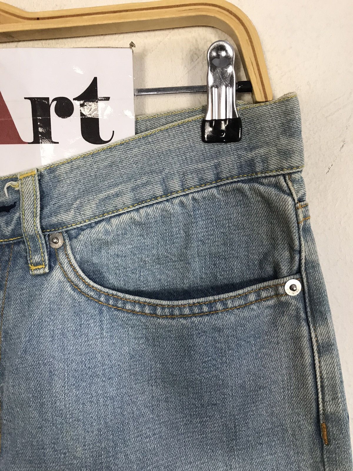 Vintage × Xlarge Vintage Xlarge Selvedge Faded Colour Jeans Design Size US 32 / EU 48 - 6 Thumbnail