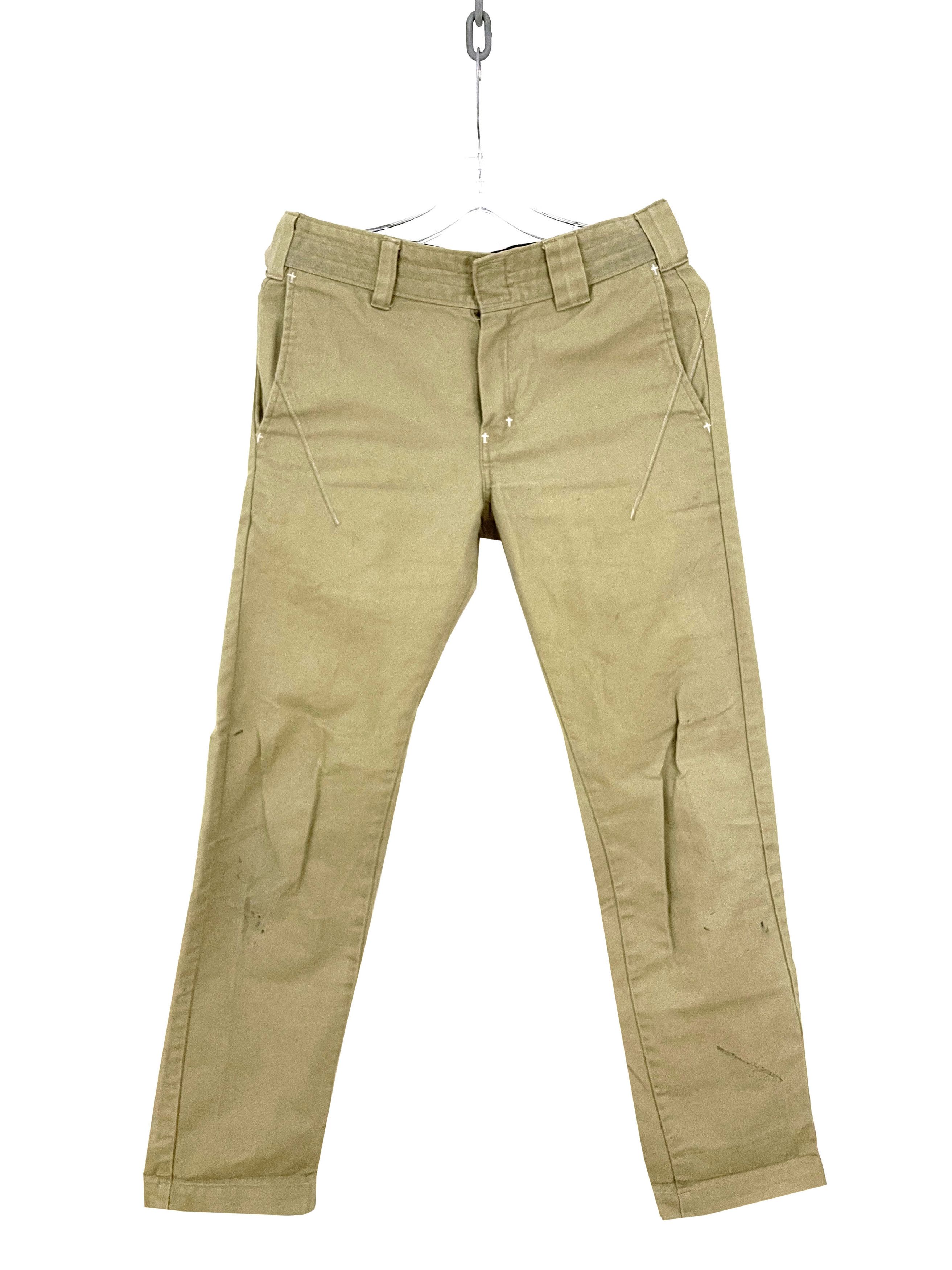 image of Dickies x Number N Ine White Accent Work Pants in Beige, Men's (Size 28)