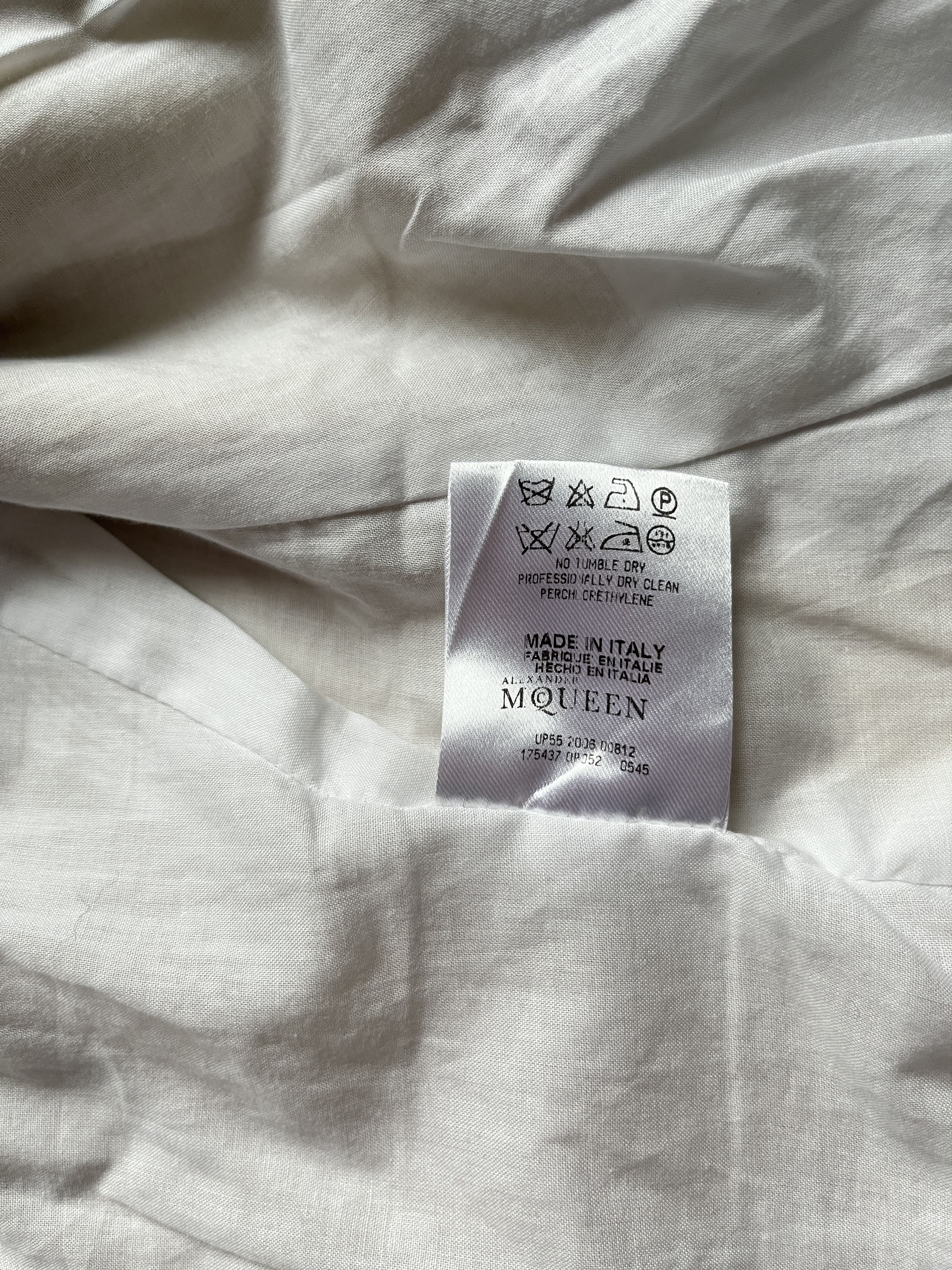 Alexander McQueen ⚡️QUICK SALE⚡️2006 McQueen Beige/White Blazer Jacket Size S / US 4 / IT 40 - 6 Thumbnail