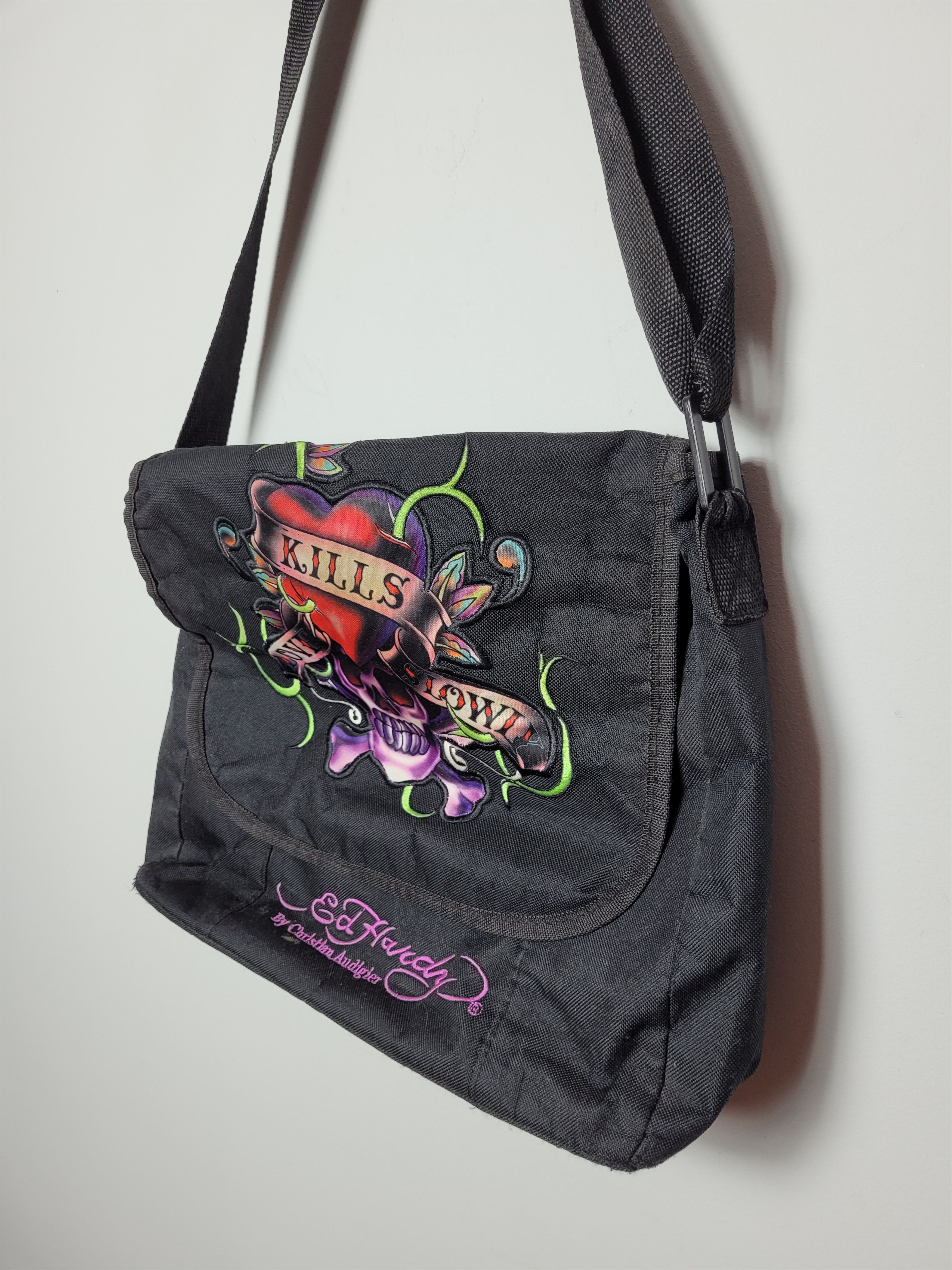 Christian Audigier × Ed Hardy Ed Hardy Christian Audigier Messenger Bag Size ONE SIZE - 3 Thumbnail