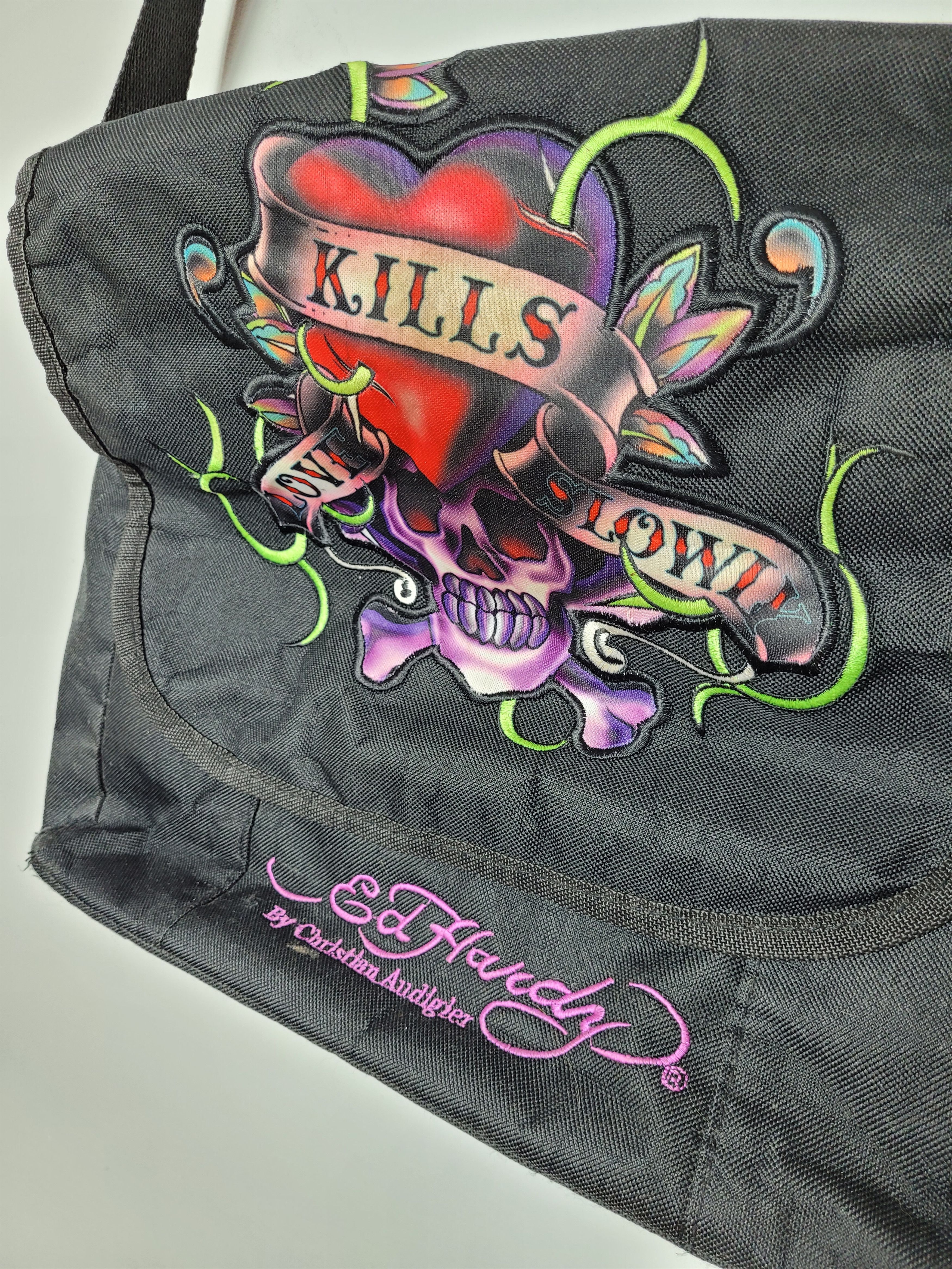 Christian Audigier × Ed Hardy Ed Hardy Christian Audigier Messenger Bag Size ONE SIZE - 4 Thumbnail